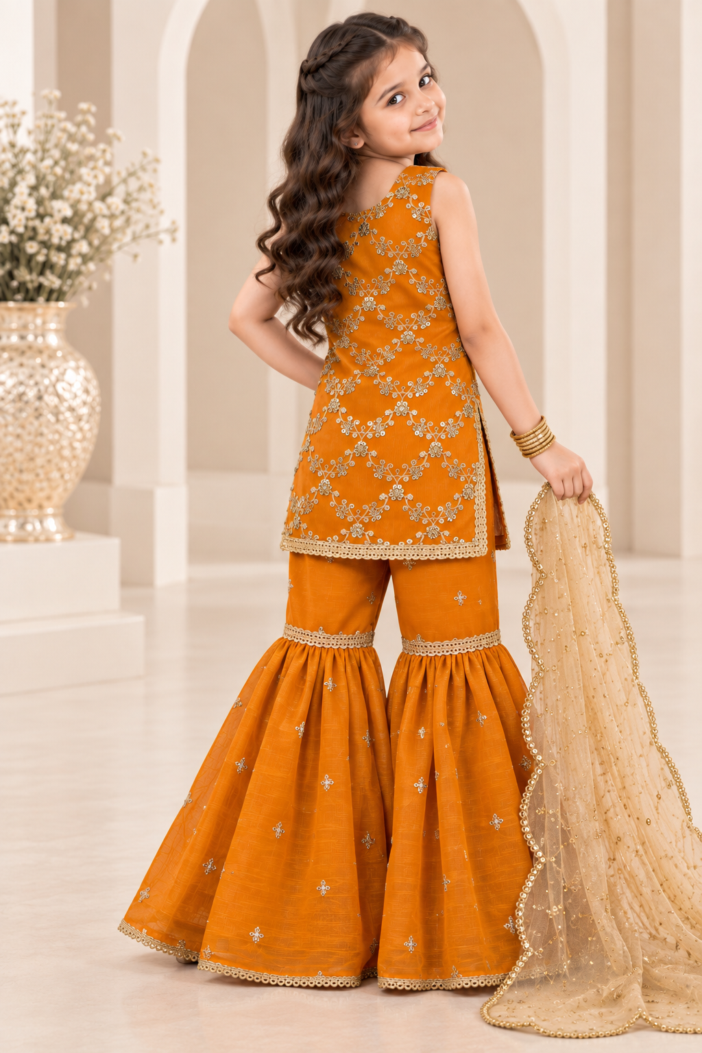 SHAFOON GHARARA SET