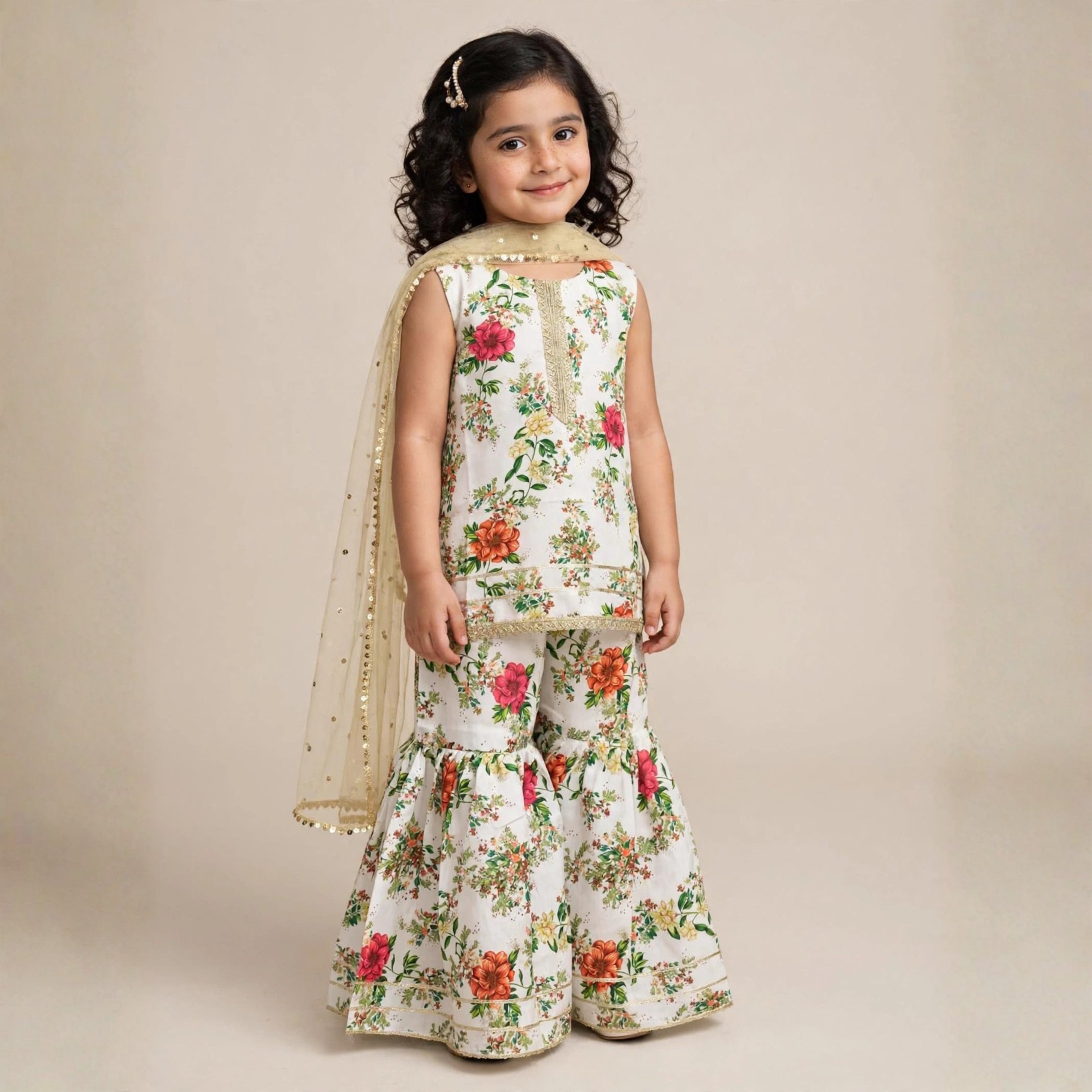 SWISS LAWN GHARARA