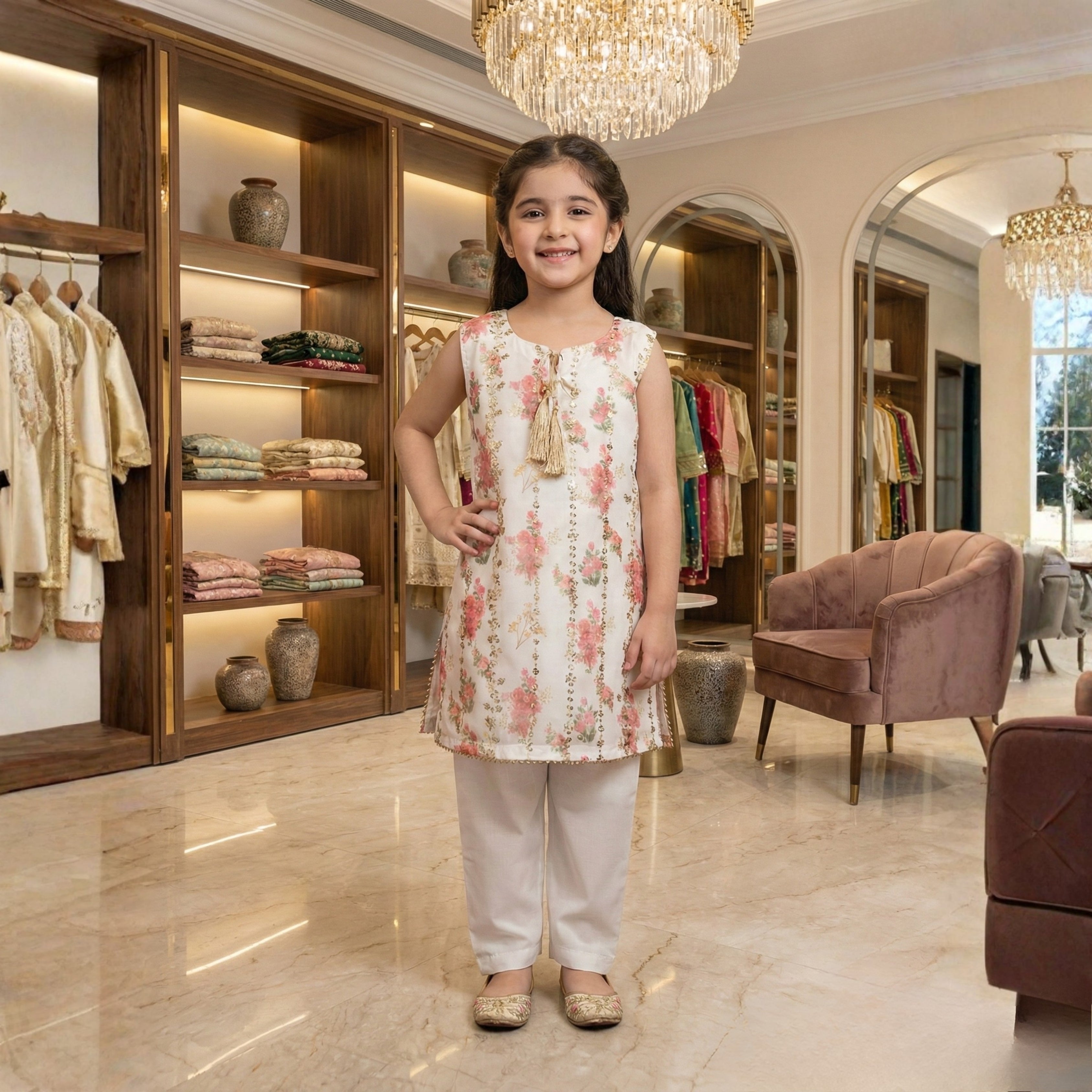 ORGANZA PRINT EMBROIDERY