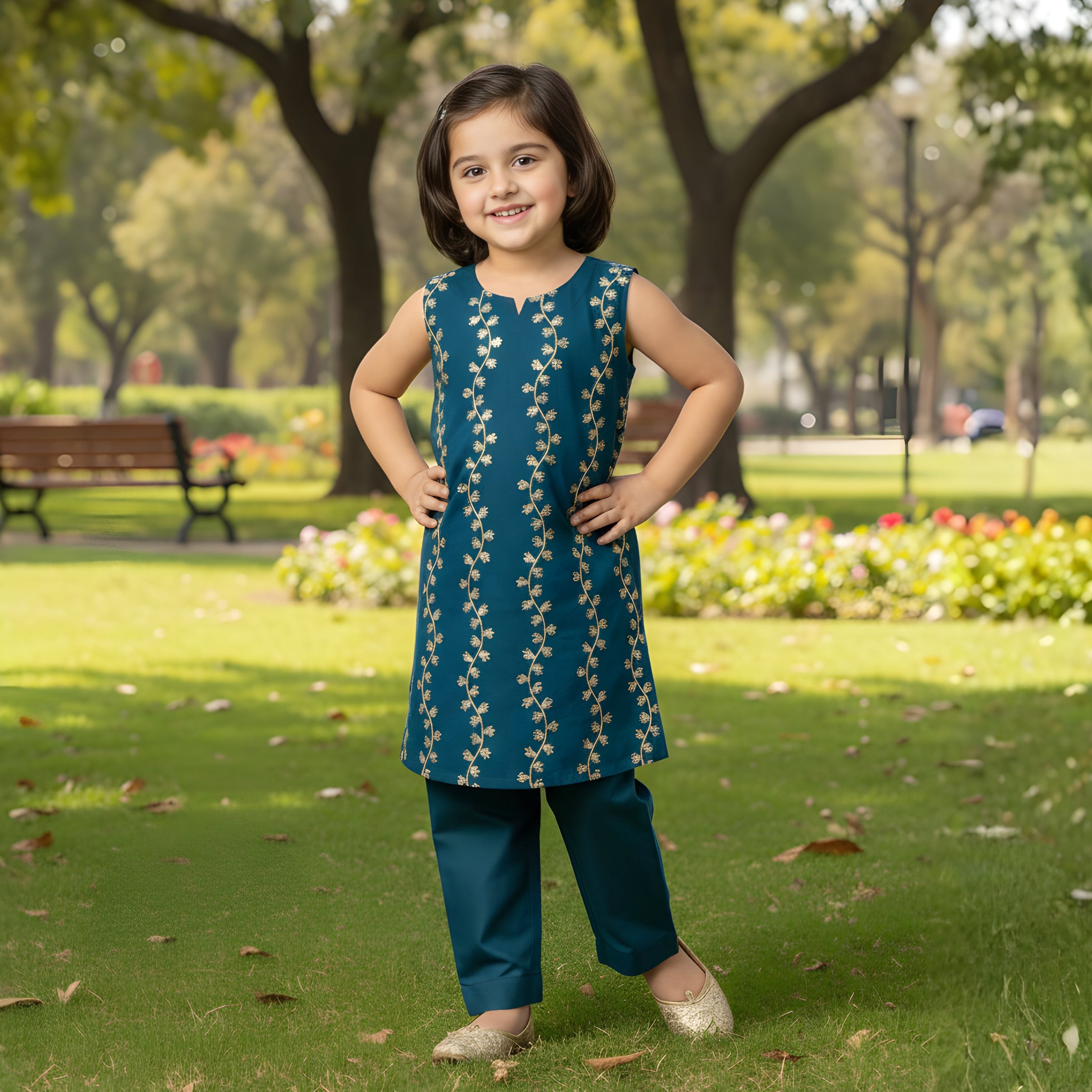 SHAFOON EMBROIDERY 3 PICE