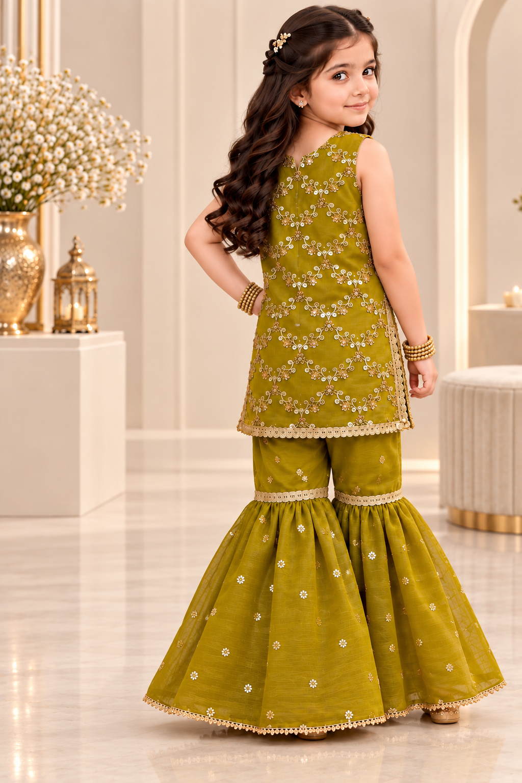SHAFOON GHARARA SET