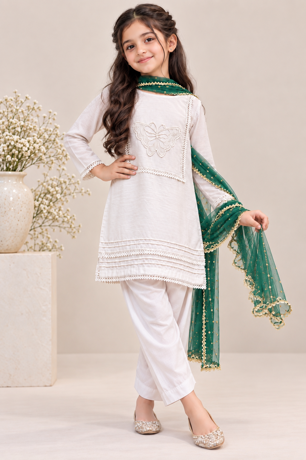 BUTTERFLY COTTON SILK SET
