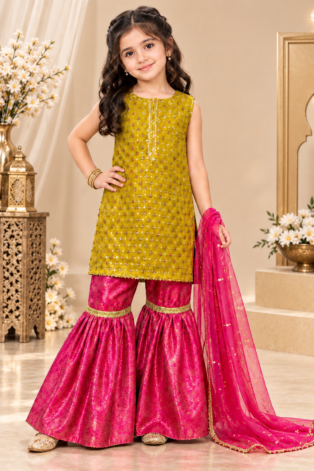 BANARSI GHARARA SET