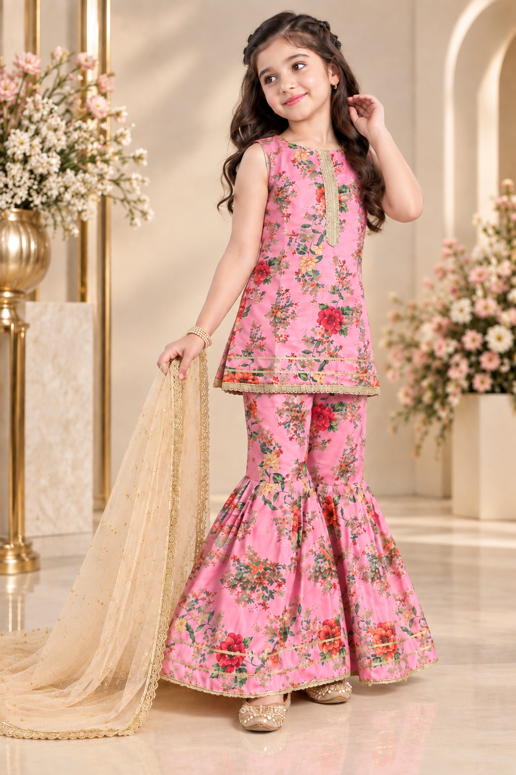 SWISS LAWN GHARARA