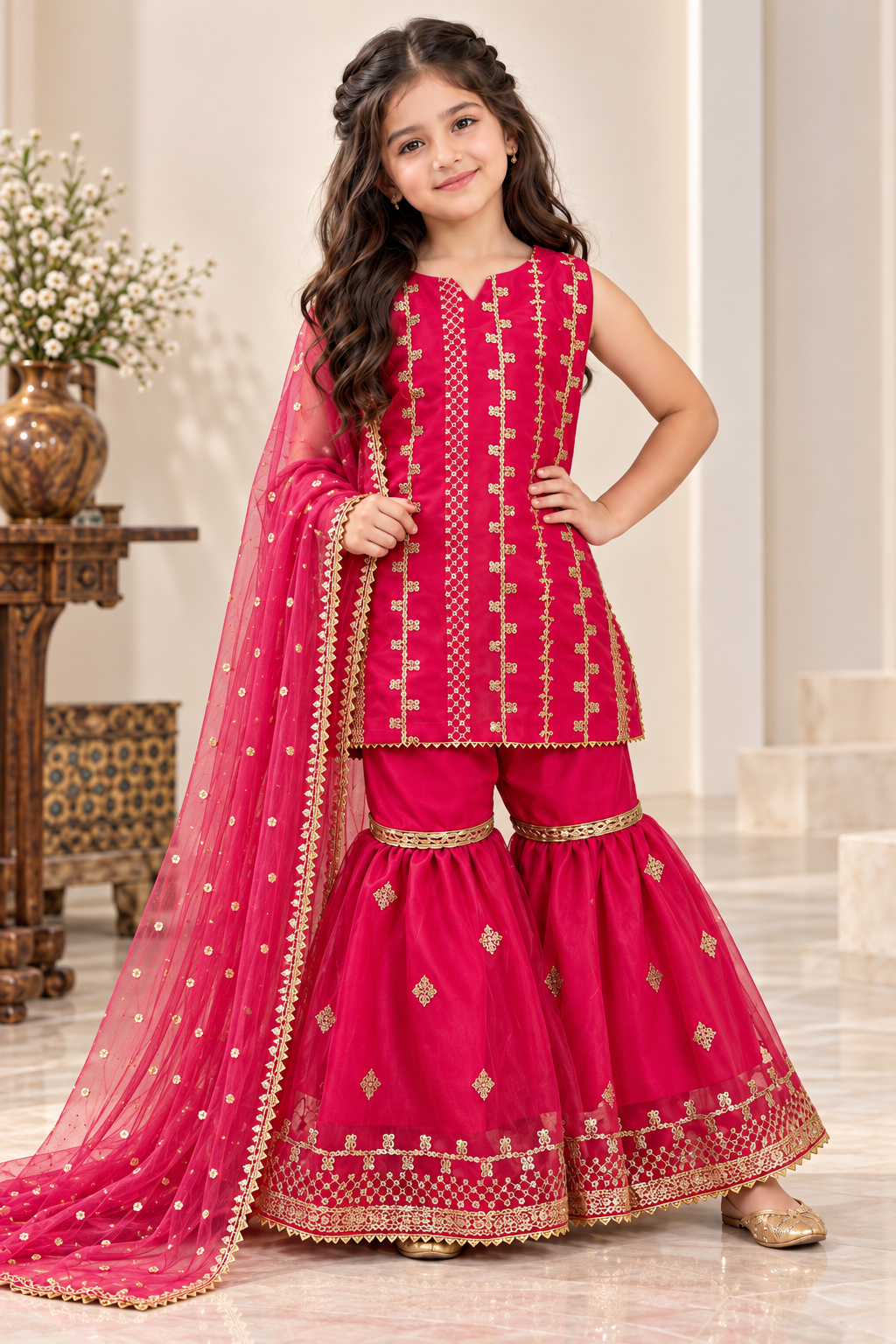 ORGANZA GHARARA SET