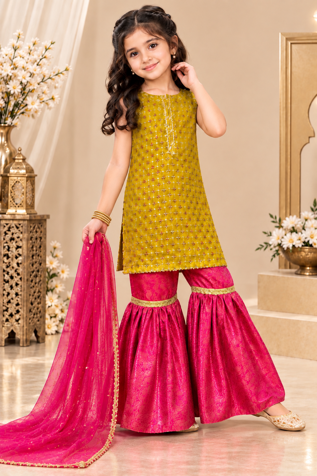 BANARSI GHARARA SET