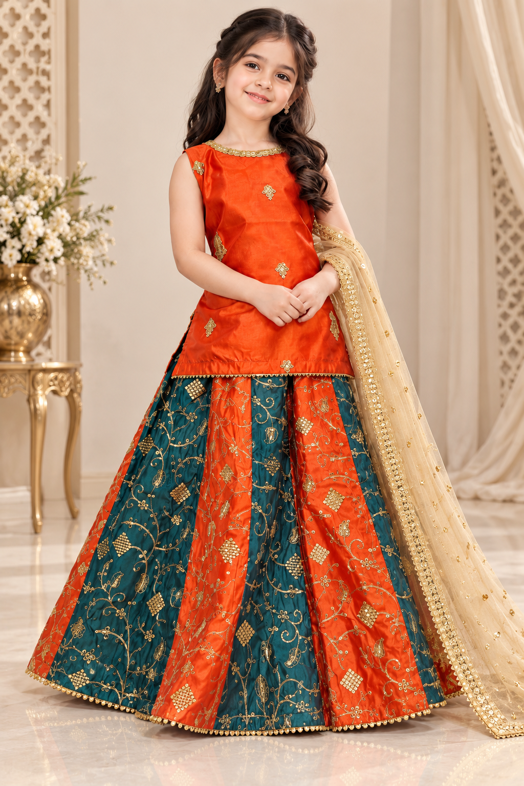 MULTI LEHENGA SET