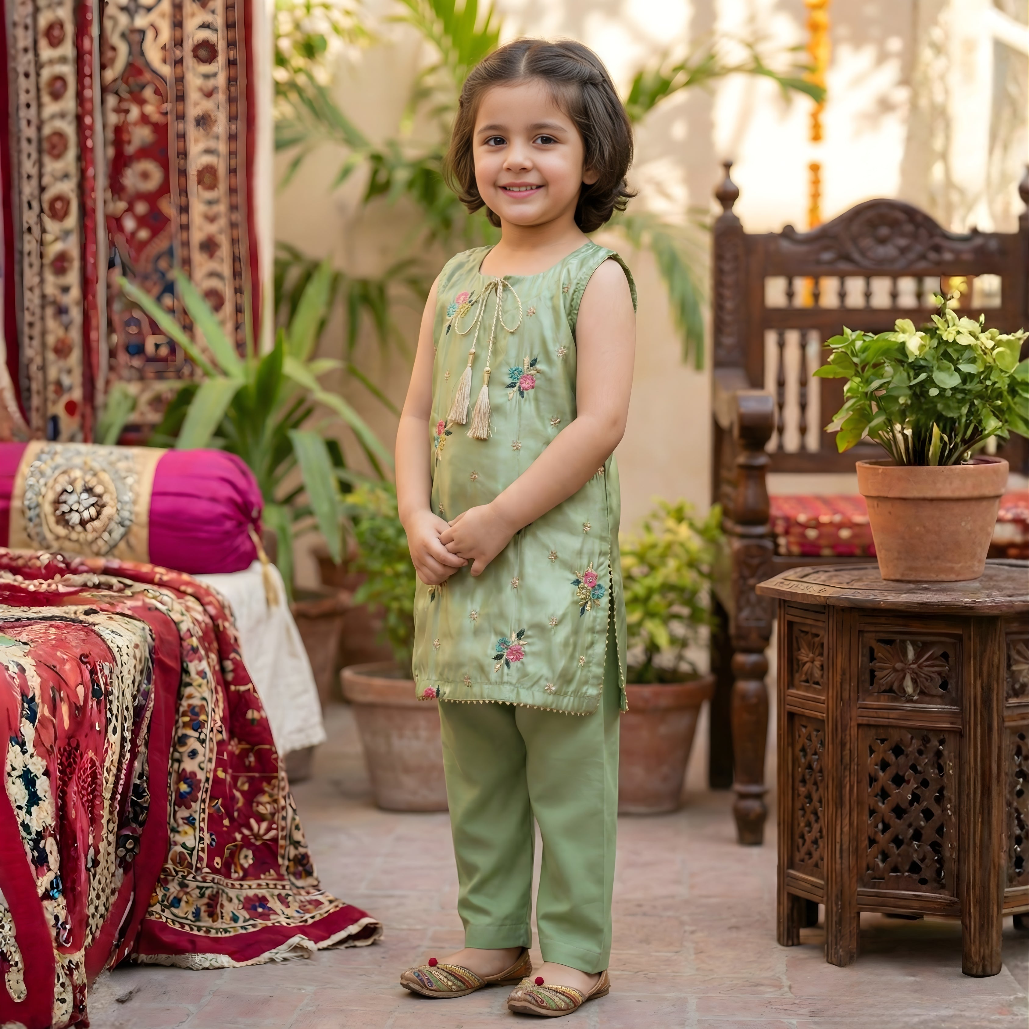 FLOWER BOTI STRAIGHT SHIRT
