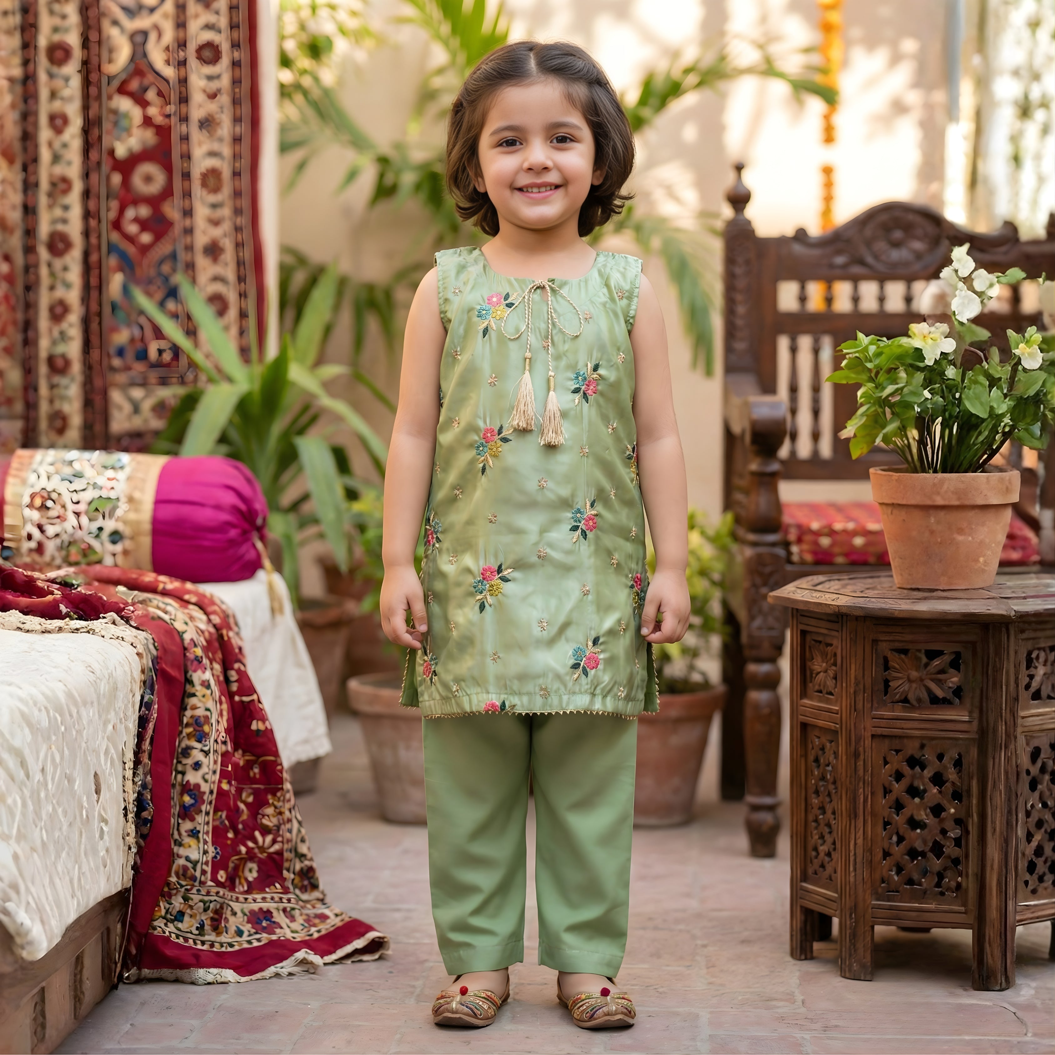 FLOWER BOTI STRAIGHT SHIRT