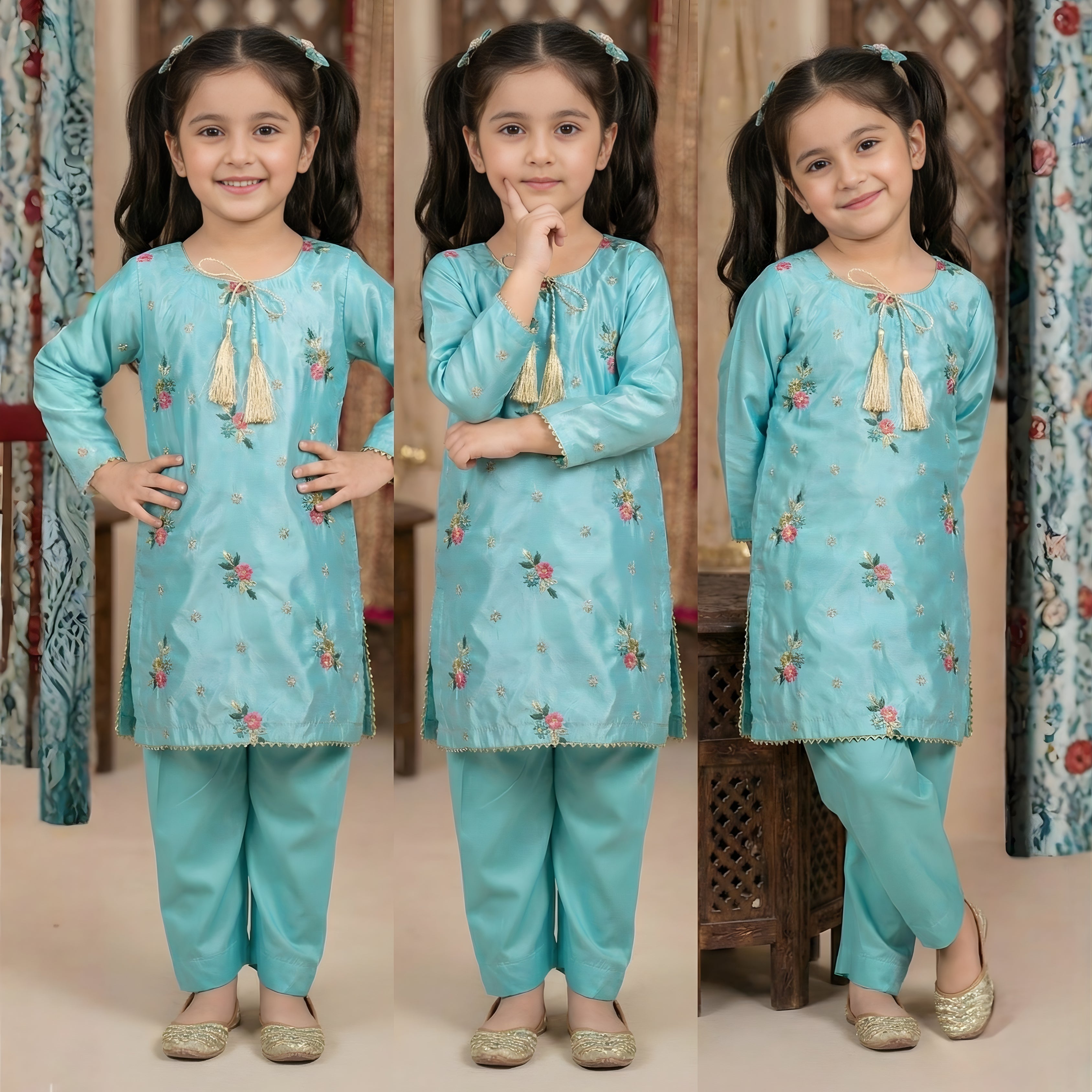 FLOWER BOTI STRAIGHT SHIRT