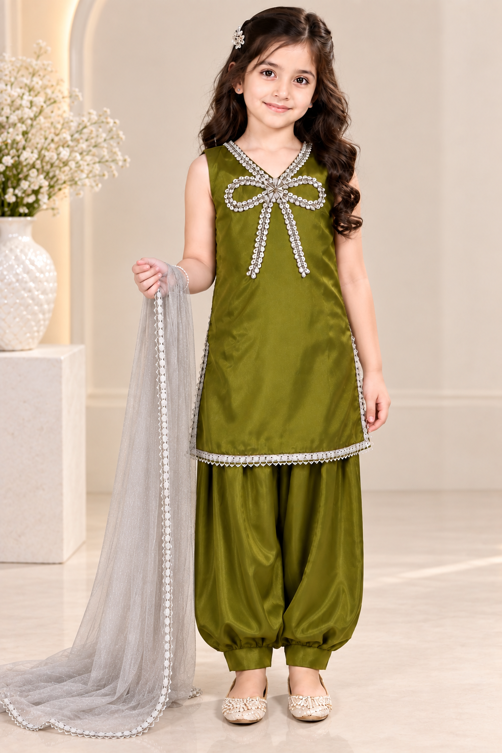 Shimmering Bow Silk