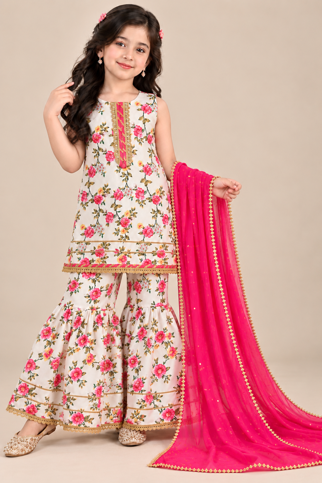SWISS LAWN GHARARA