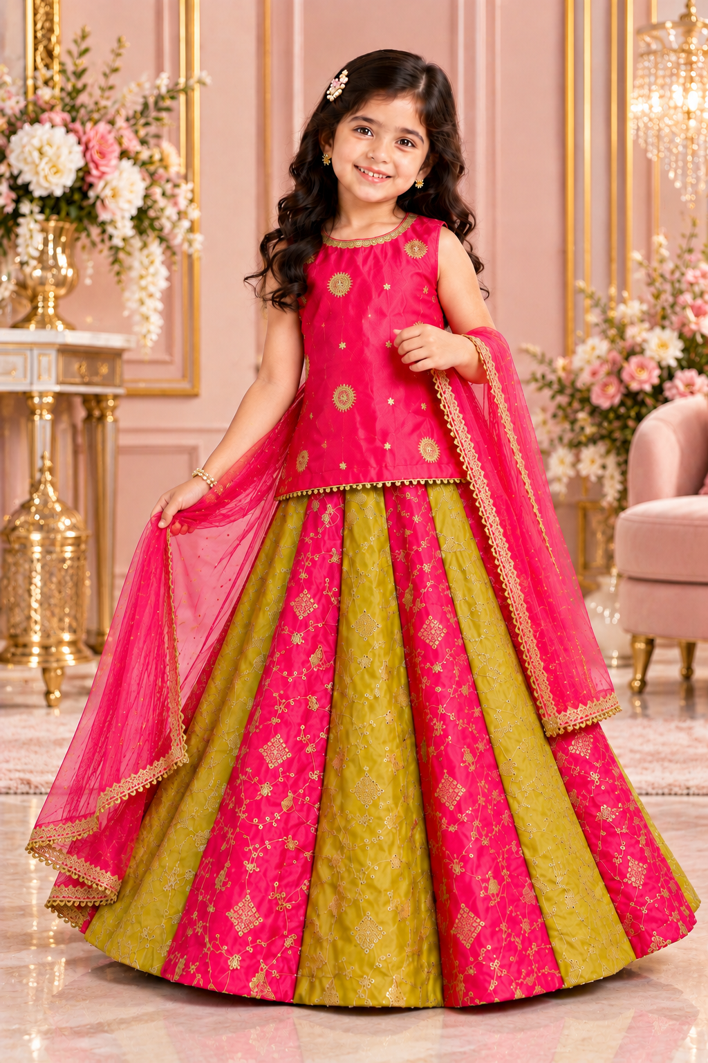 MULTI LEHENGA SET