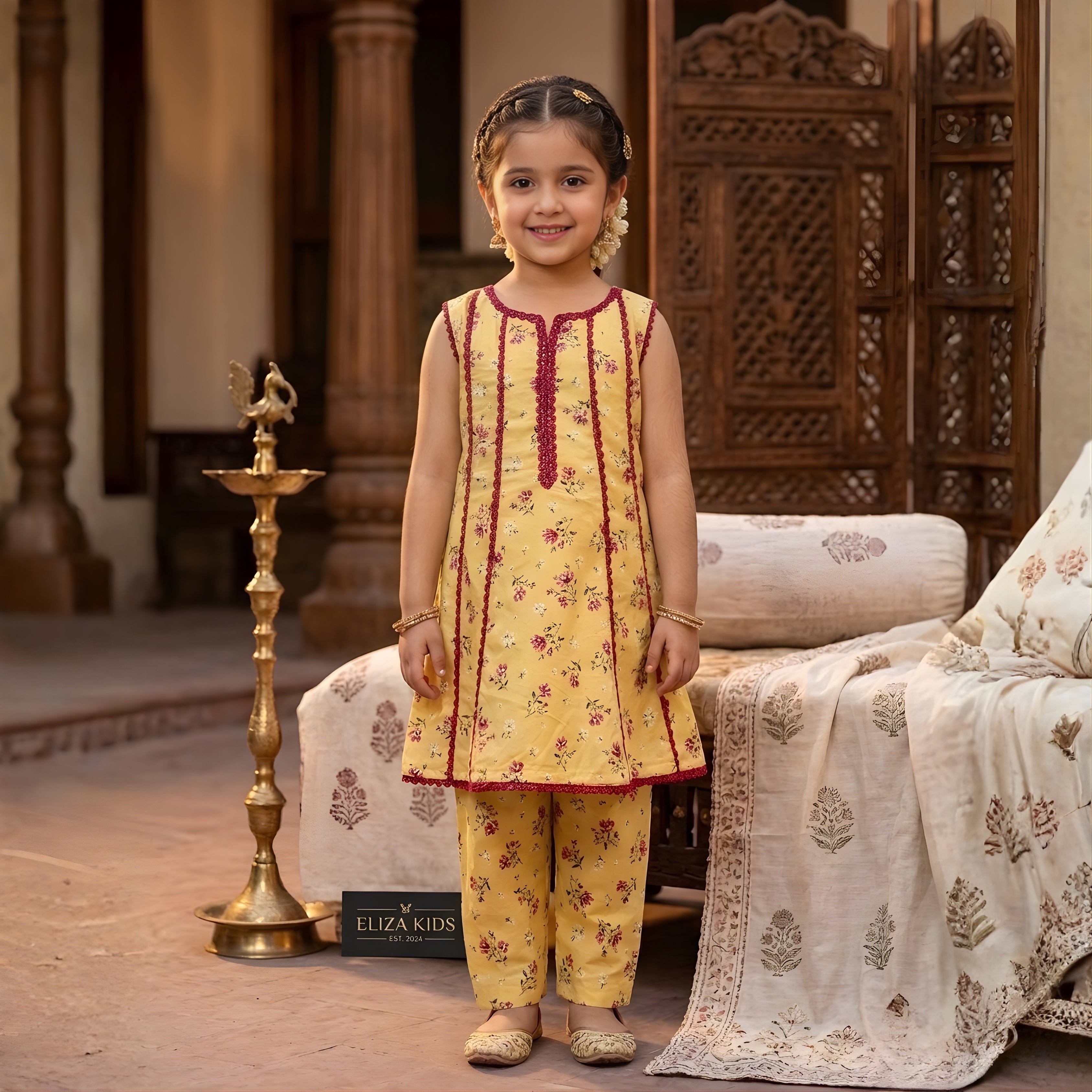 LAWN FROCK SET