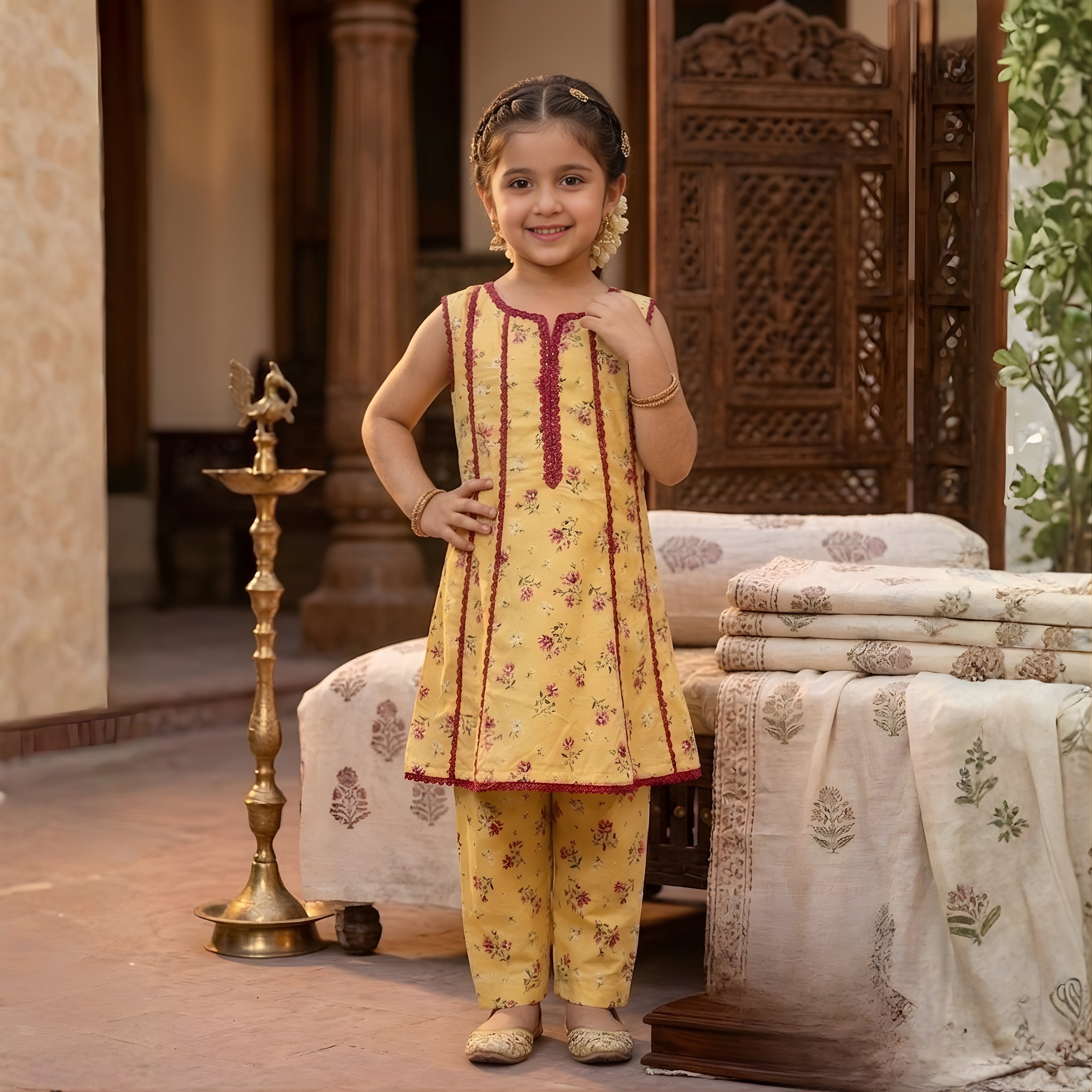 LAWN FROCK SET