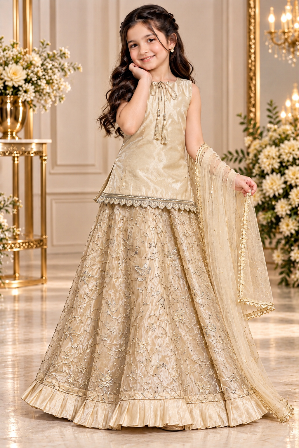 LAVA SILK LEHENGA CHOLI SET