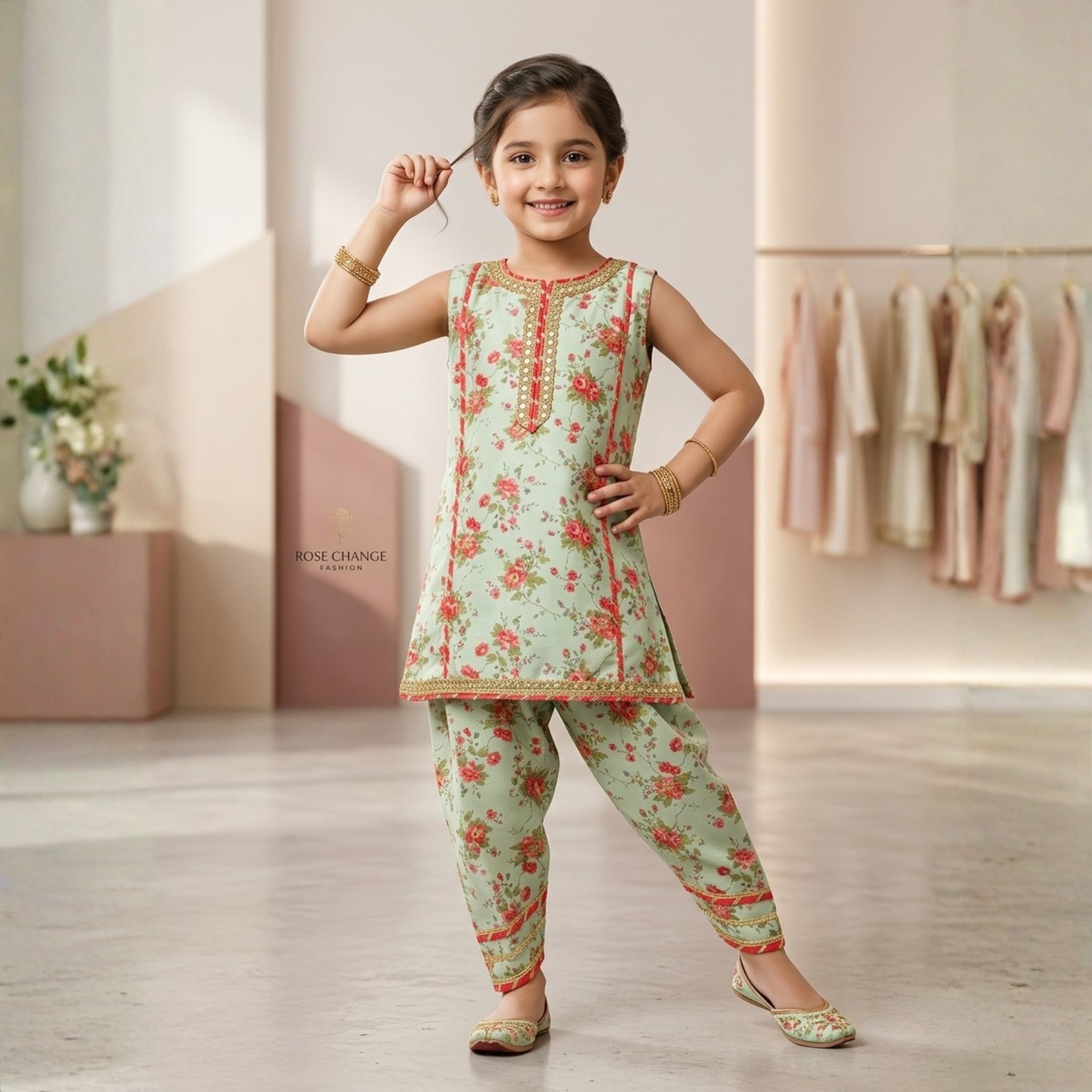 SWISS LAWN FARSHI SHALWAR SET