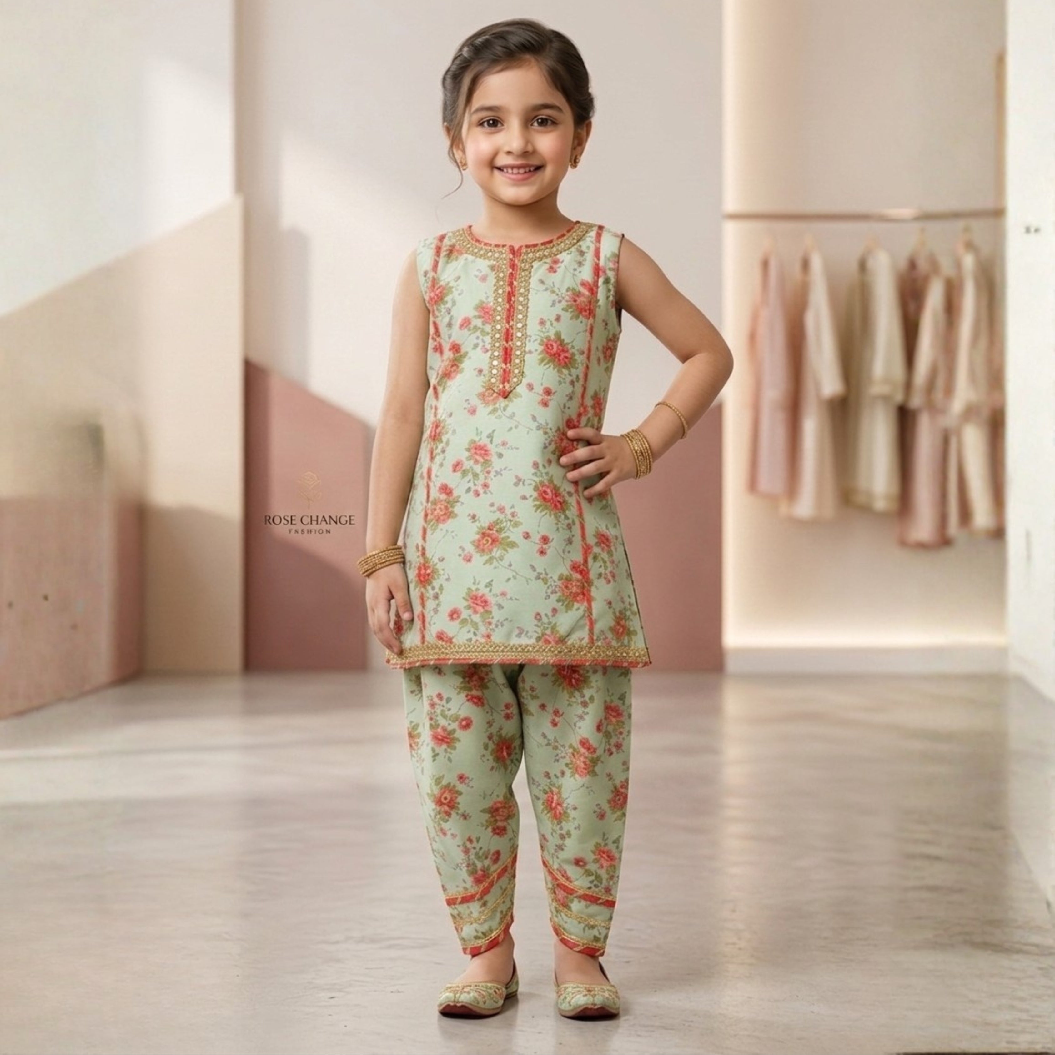 SWISS LAWN FARSHI SHALWAR SET