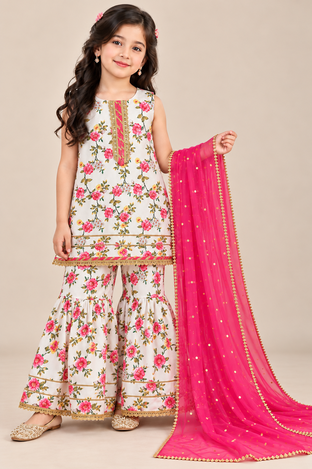 SWISS LAWN GHARARA