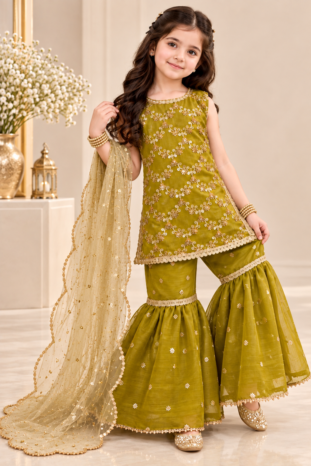 SHAFOON GHARARA SET