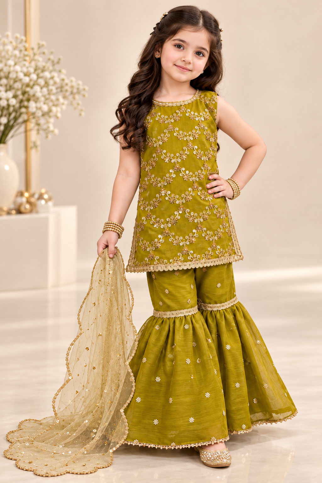 SHAFOON GHARARA SET