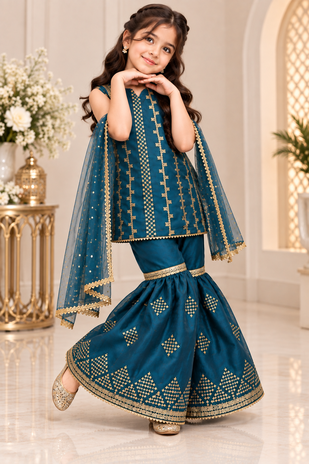 ORGANZA GHARARA SET