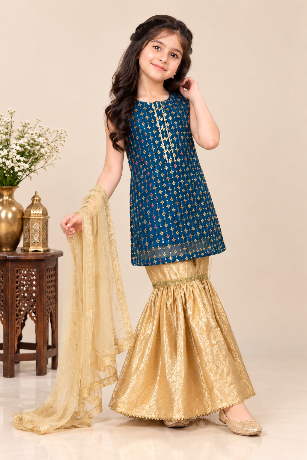 BANARSI GHARARA SET
