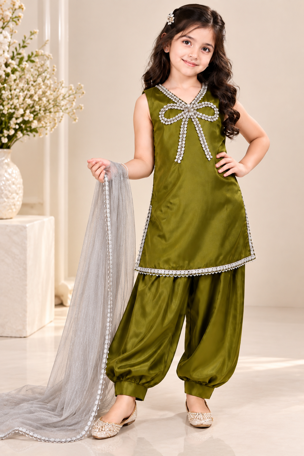 Shimmering Bow Silk