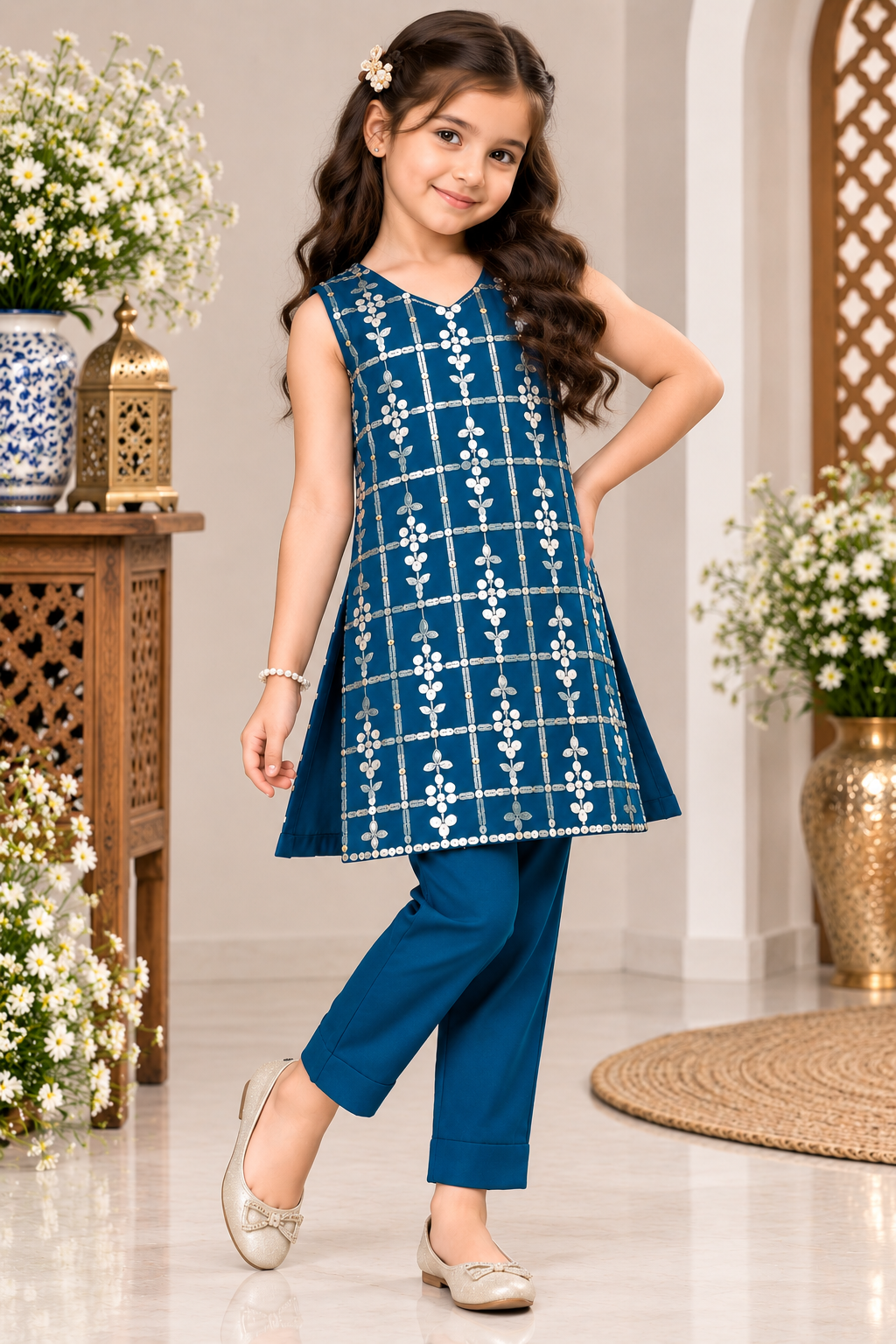 KASAB NET STRAIGHT SHIRT