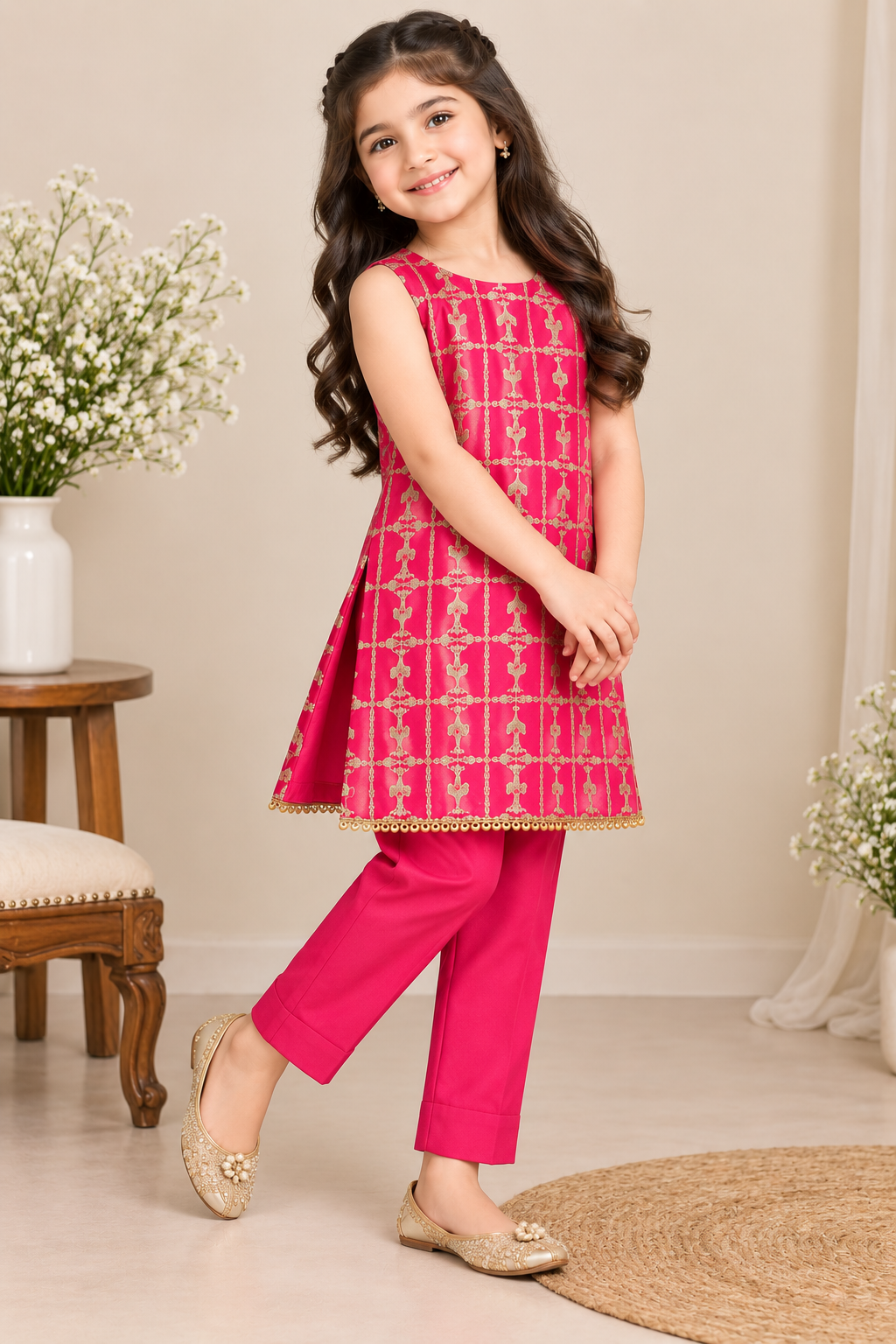 KASAB NET STRAIGHT SHIRT
