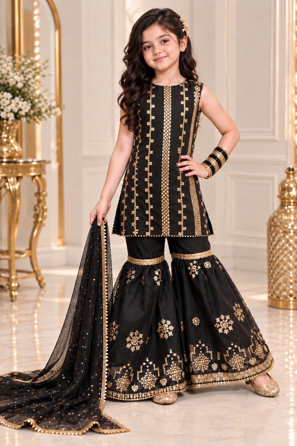 ORGANZA GHARARA SET