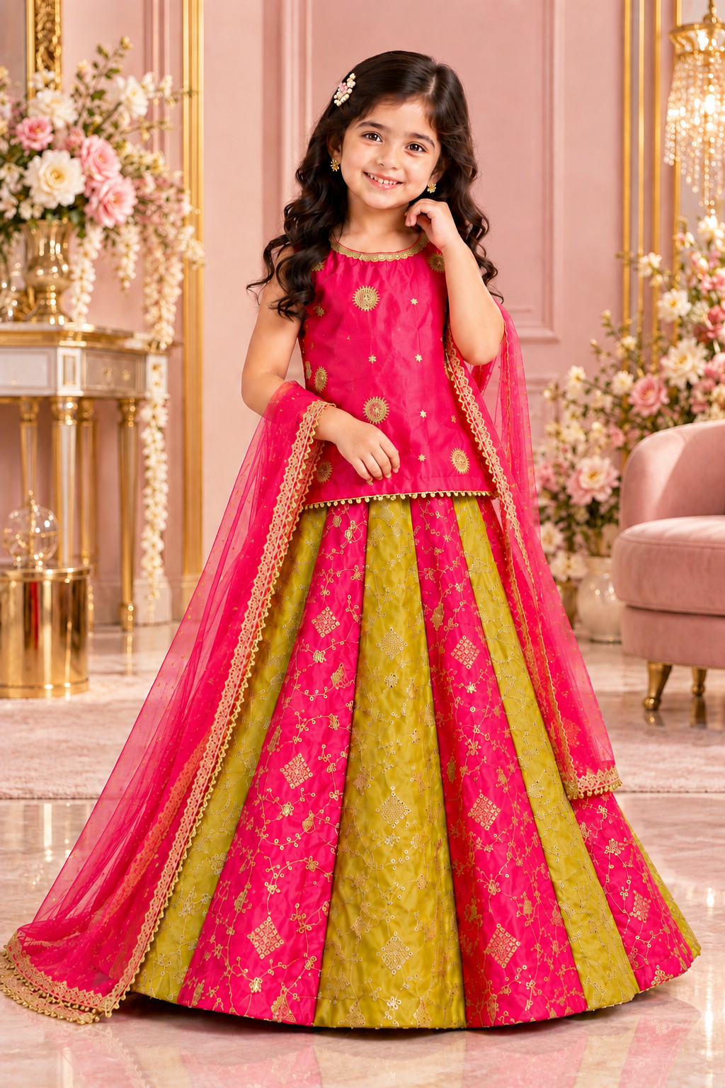 MULTI LEHENGA SET
