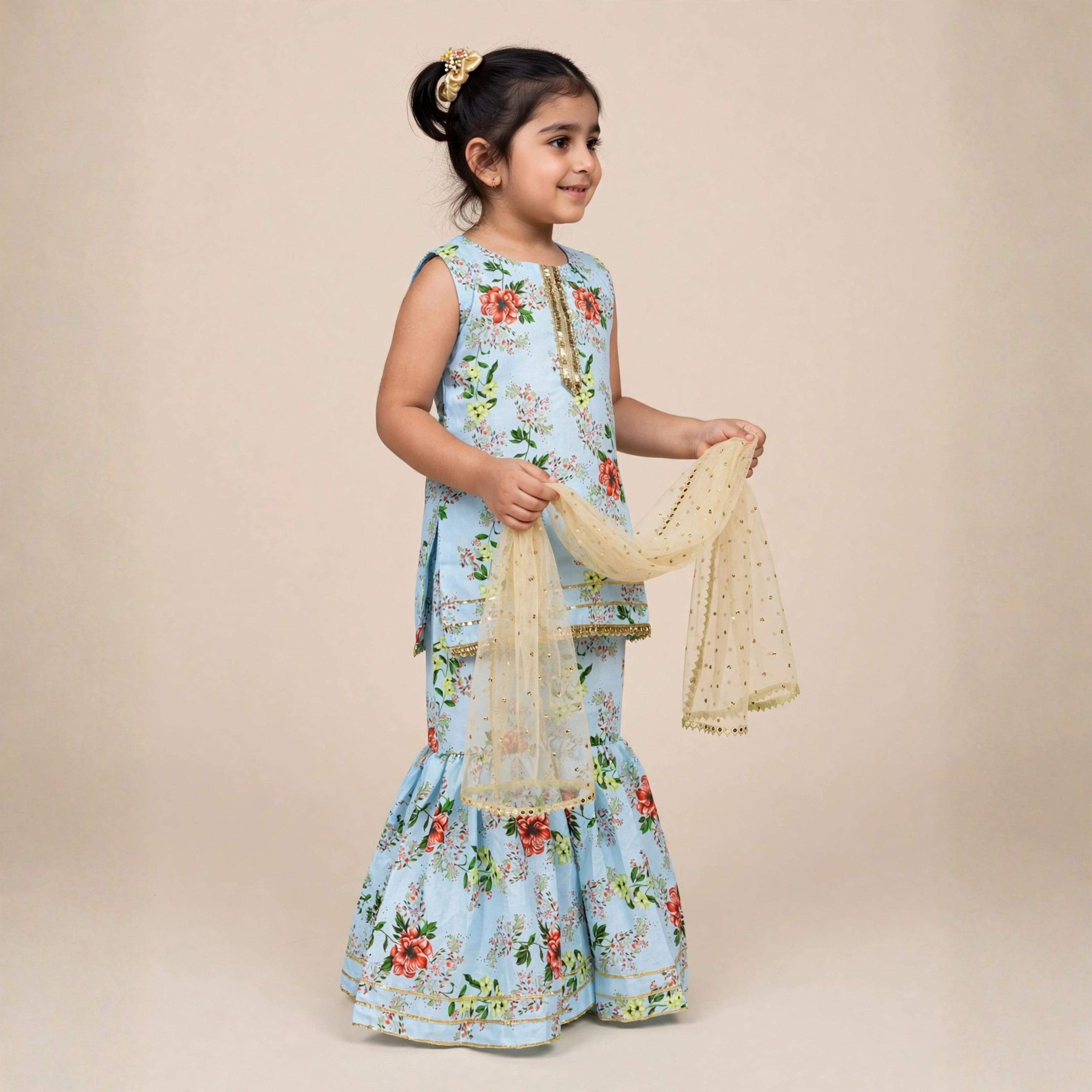 SWISS LAWN GHARARA