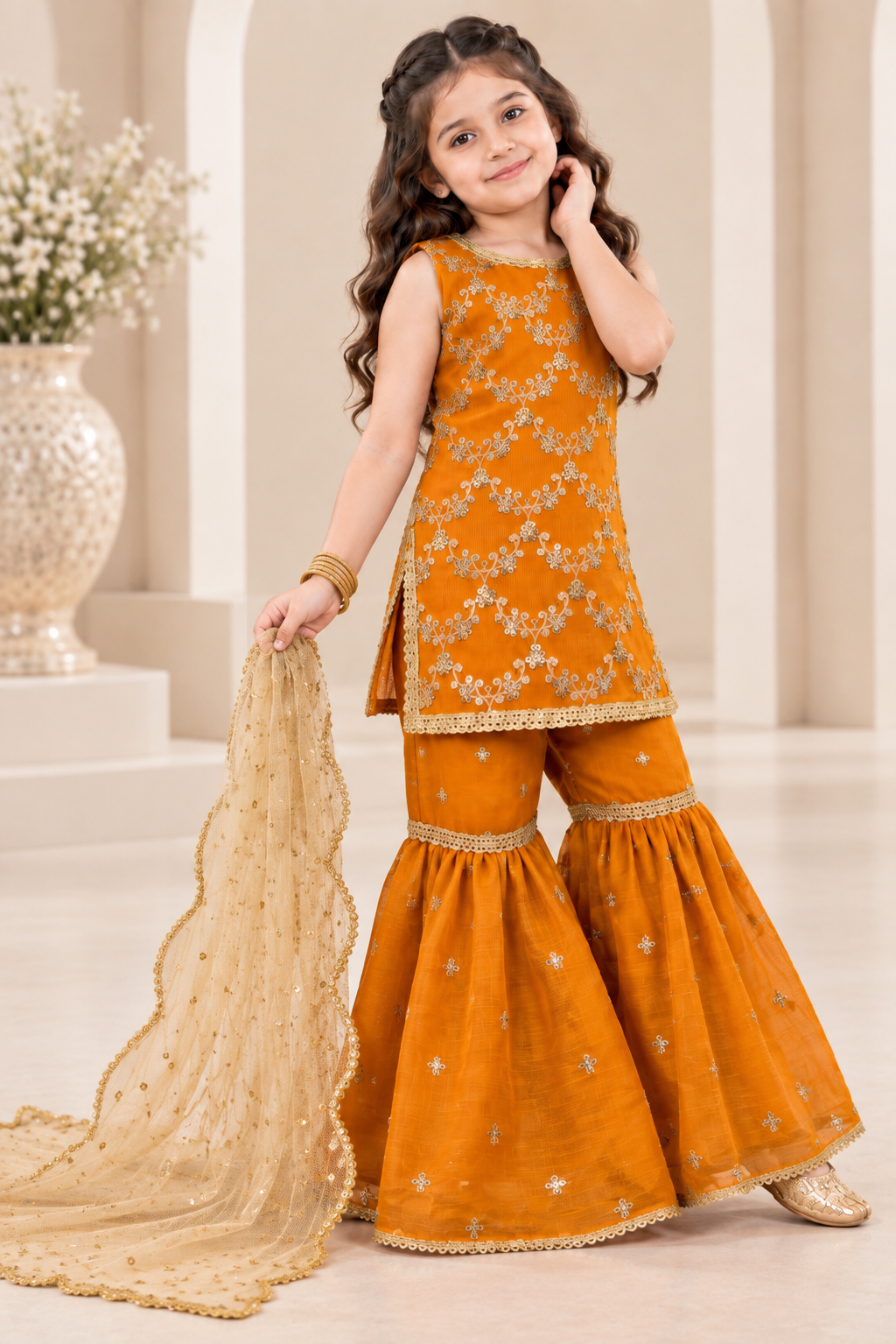SHAFOON GHARARA SET