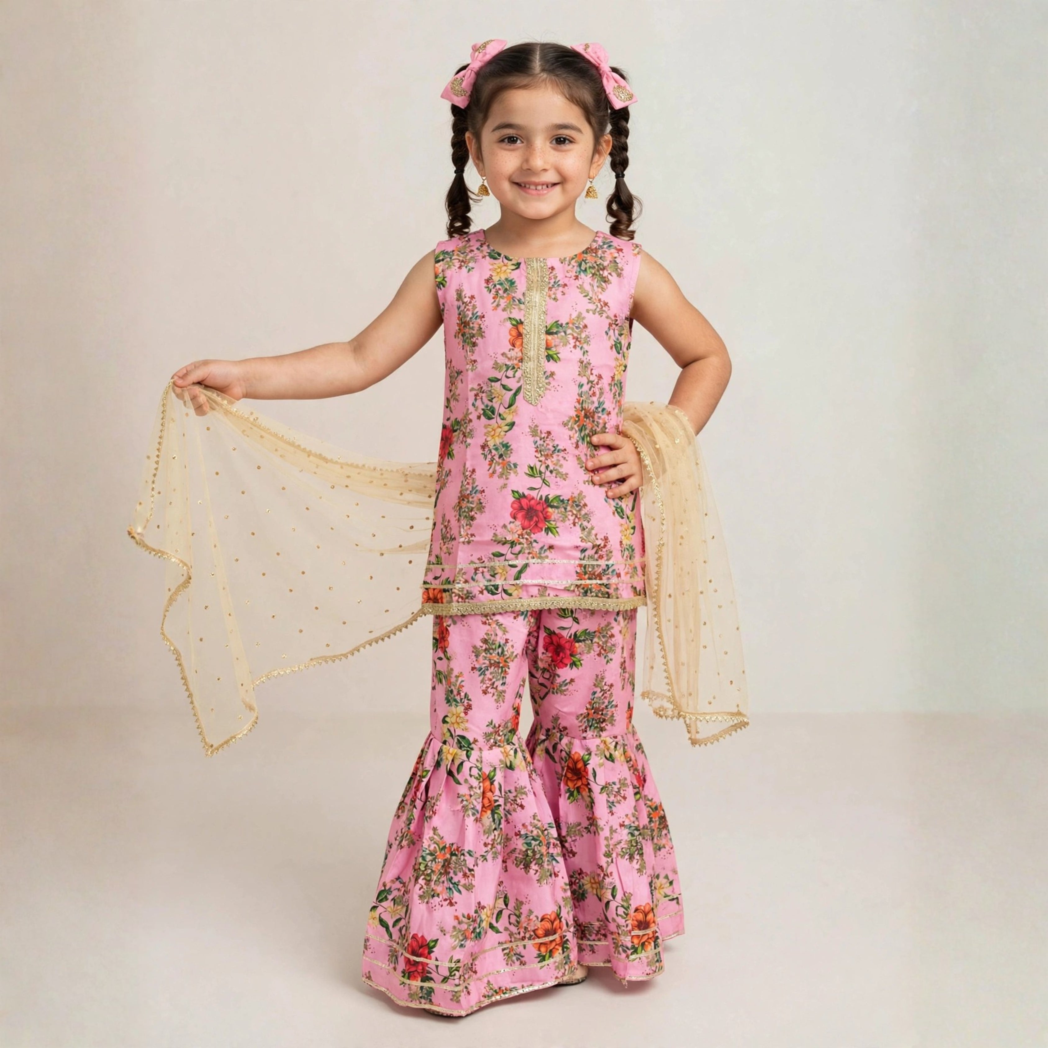 SWISS LAWN GHARARA