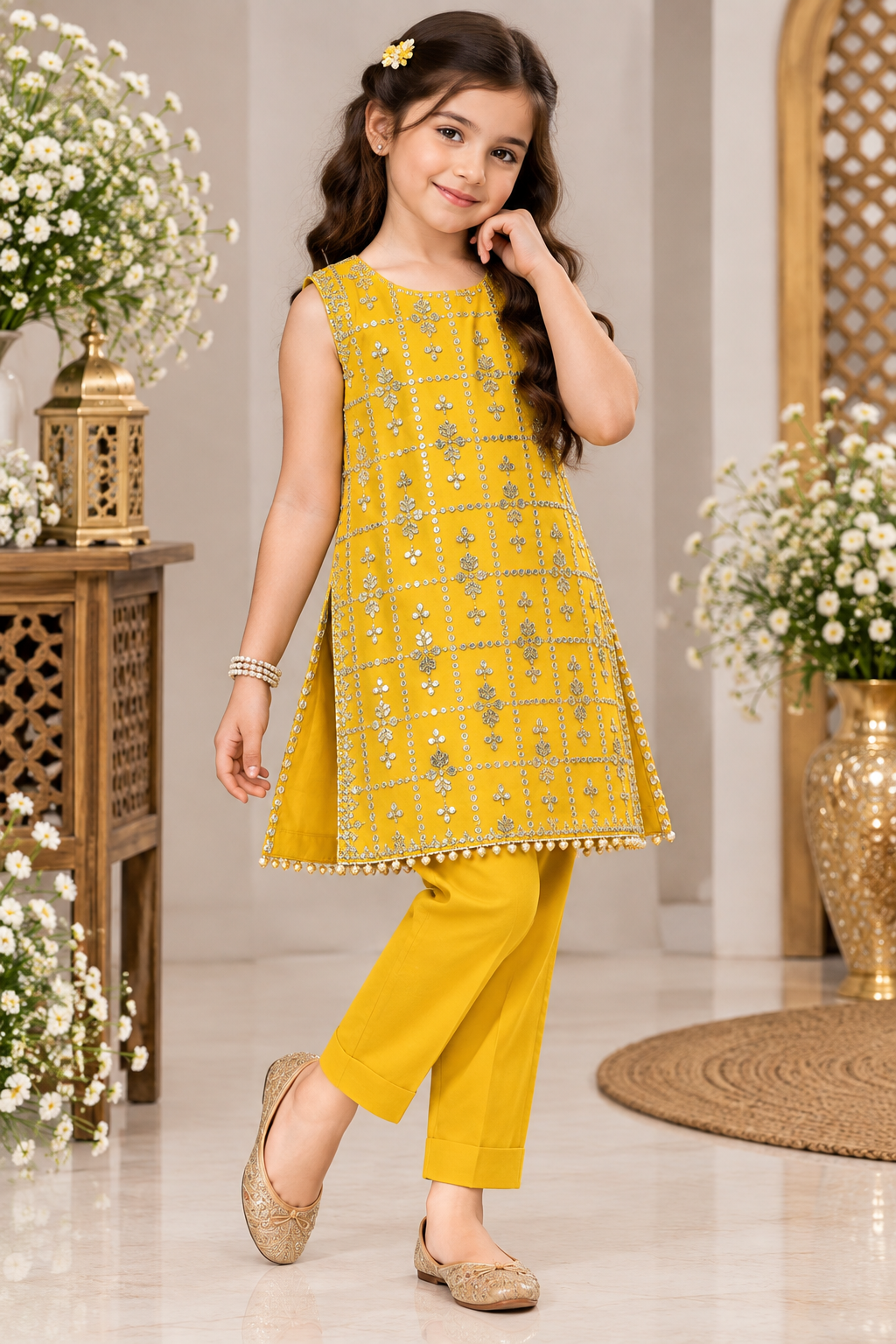 KASAB NET STRAIGHT SHIRT