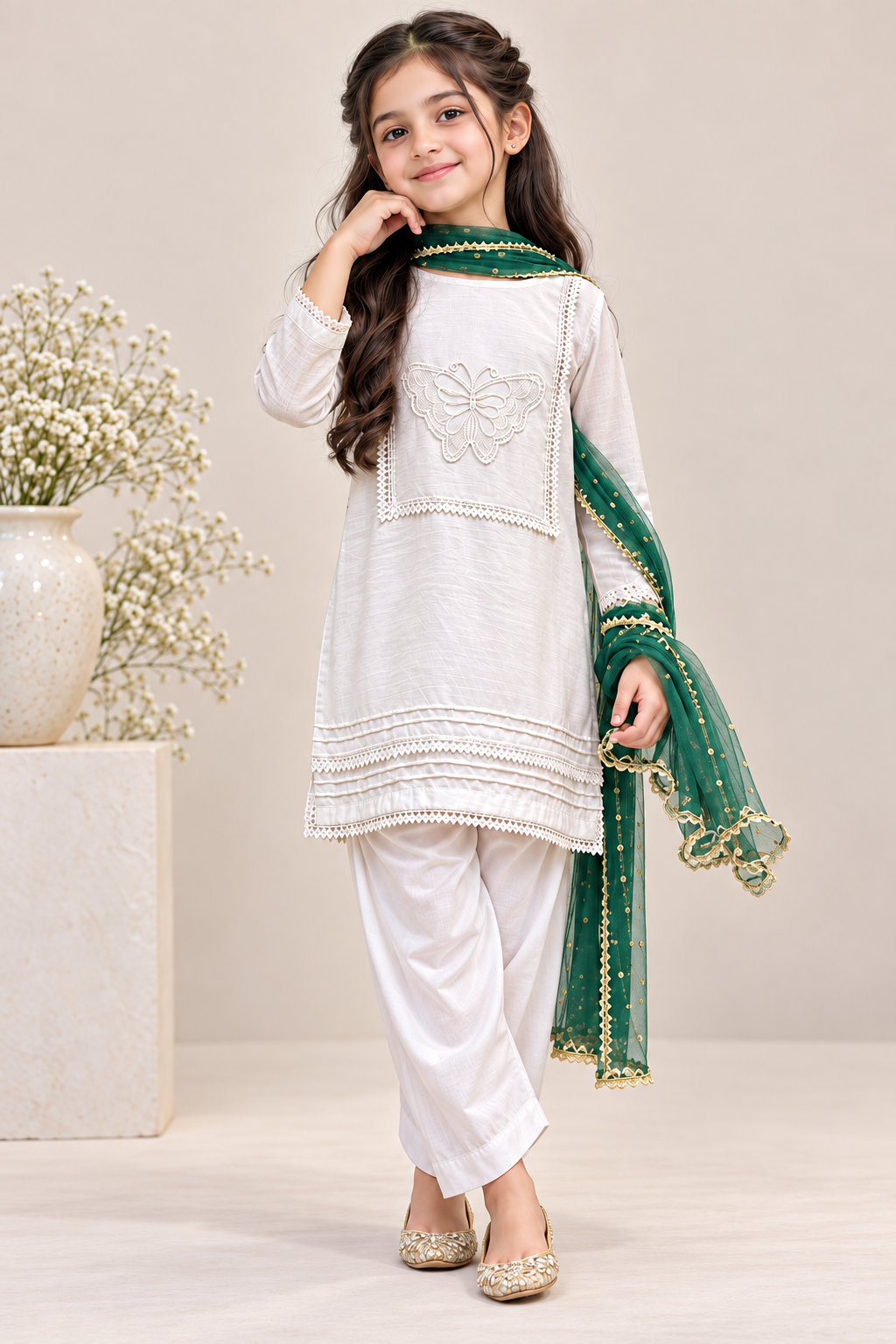 BUTTERFLY COTTON SILK SET