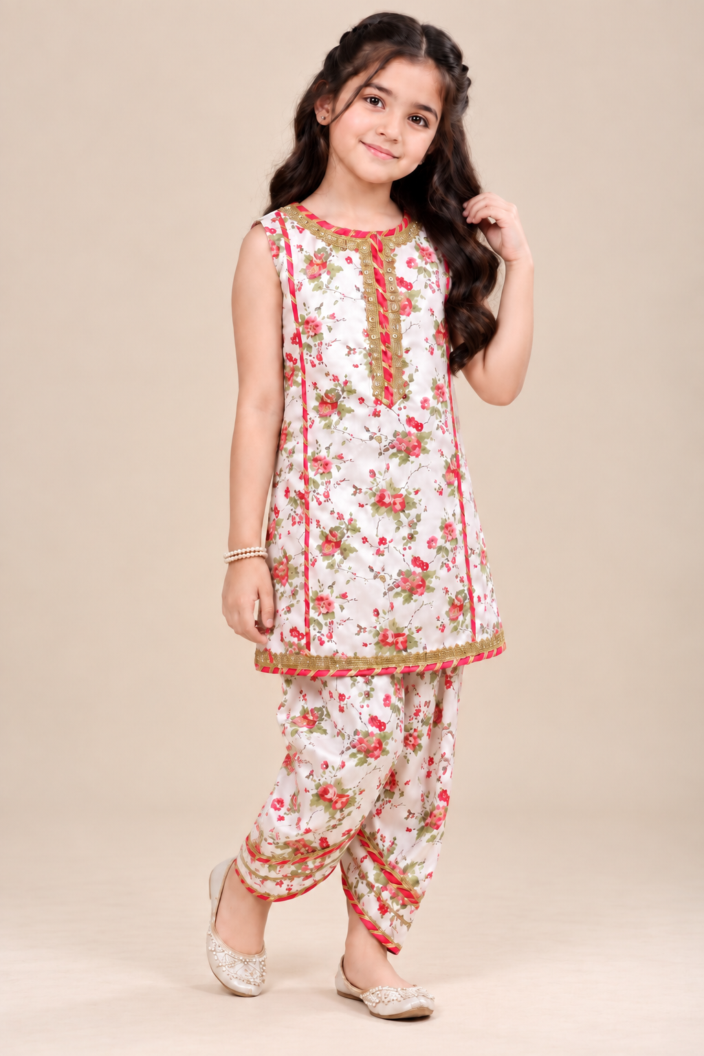 SWISS LAWN FARSHI SHALWAR SET