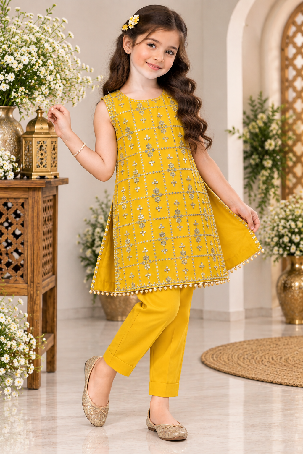 KASAB NET STRAIGHT SHIRT