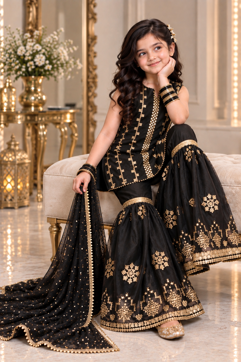 ORGANZA GHARARA SET