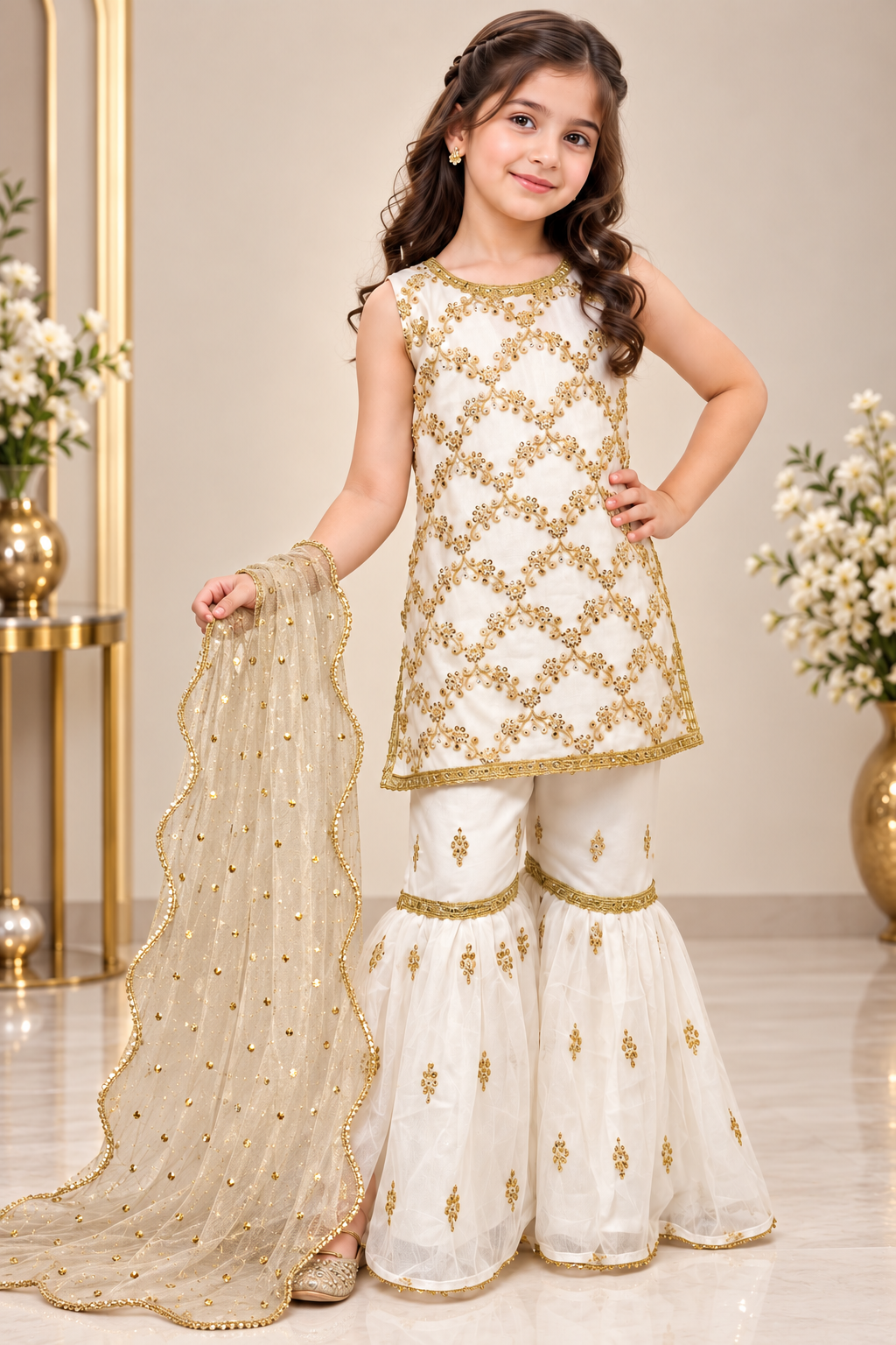 SHAFOON GHARARA SET