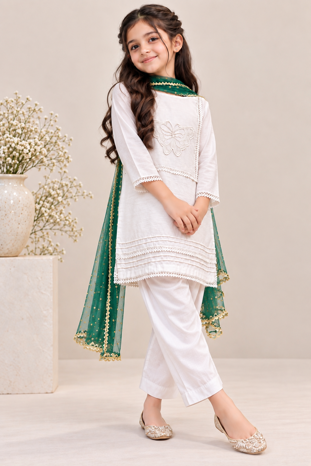 BUTTERFLY COTTON SILK SET