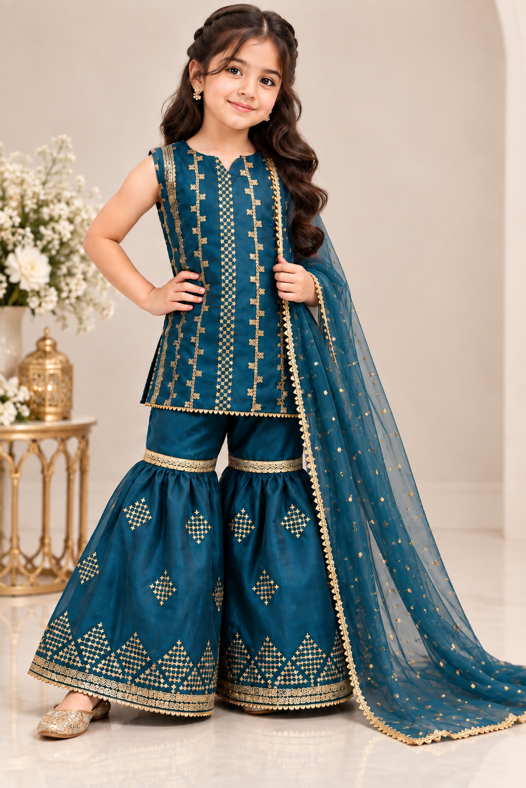 ORGANZA GHARARA SET