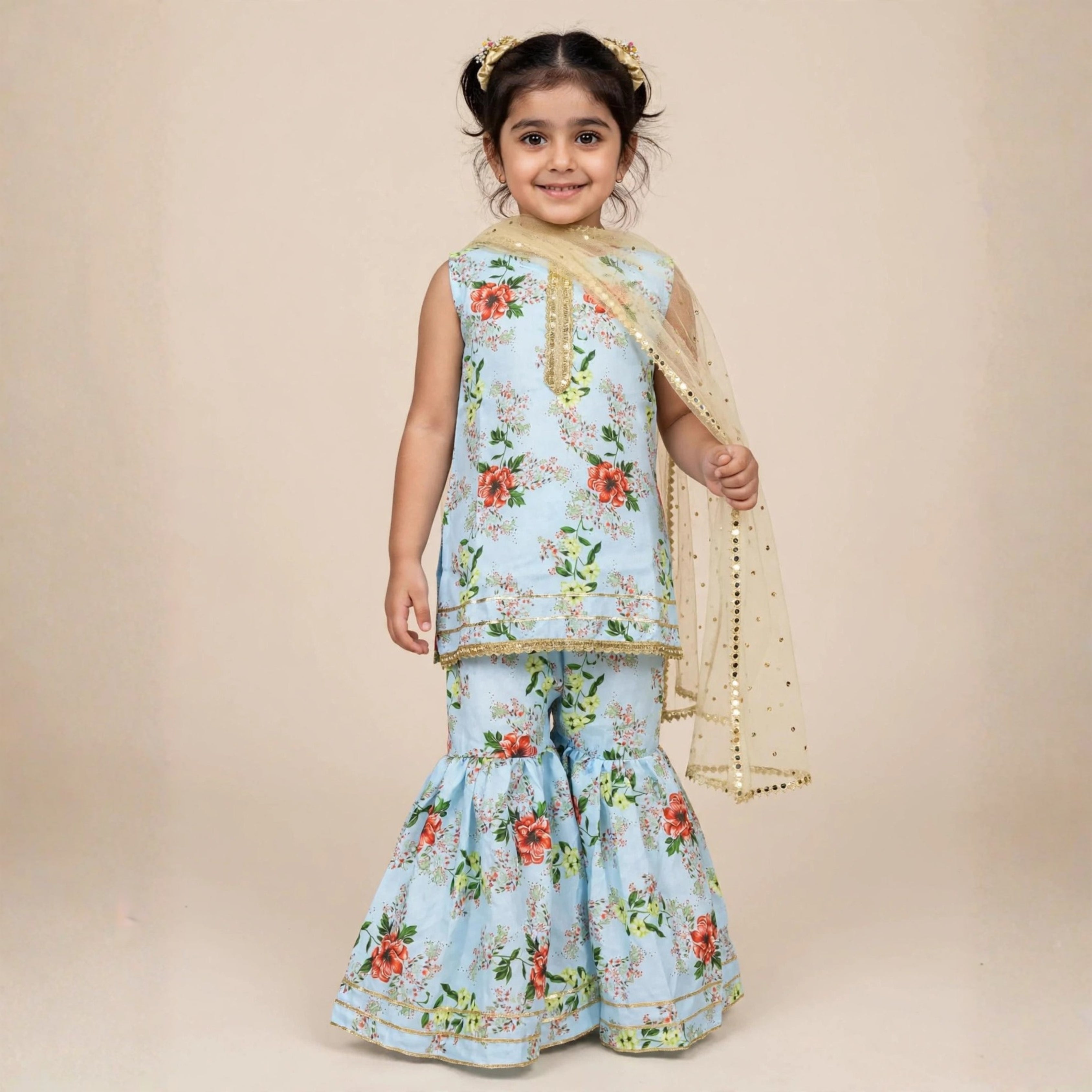 SWISS LAWN GHARARA
