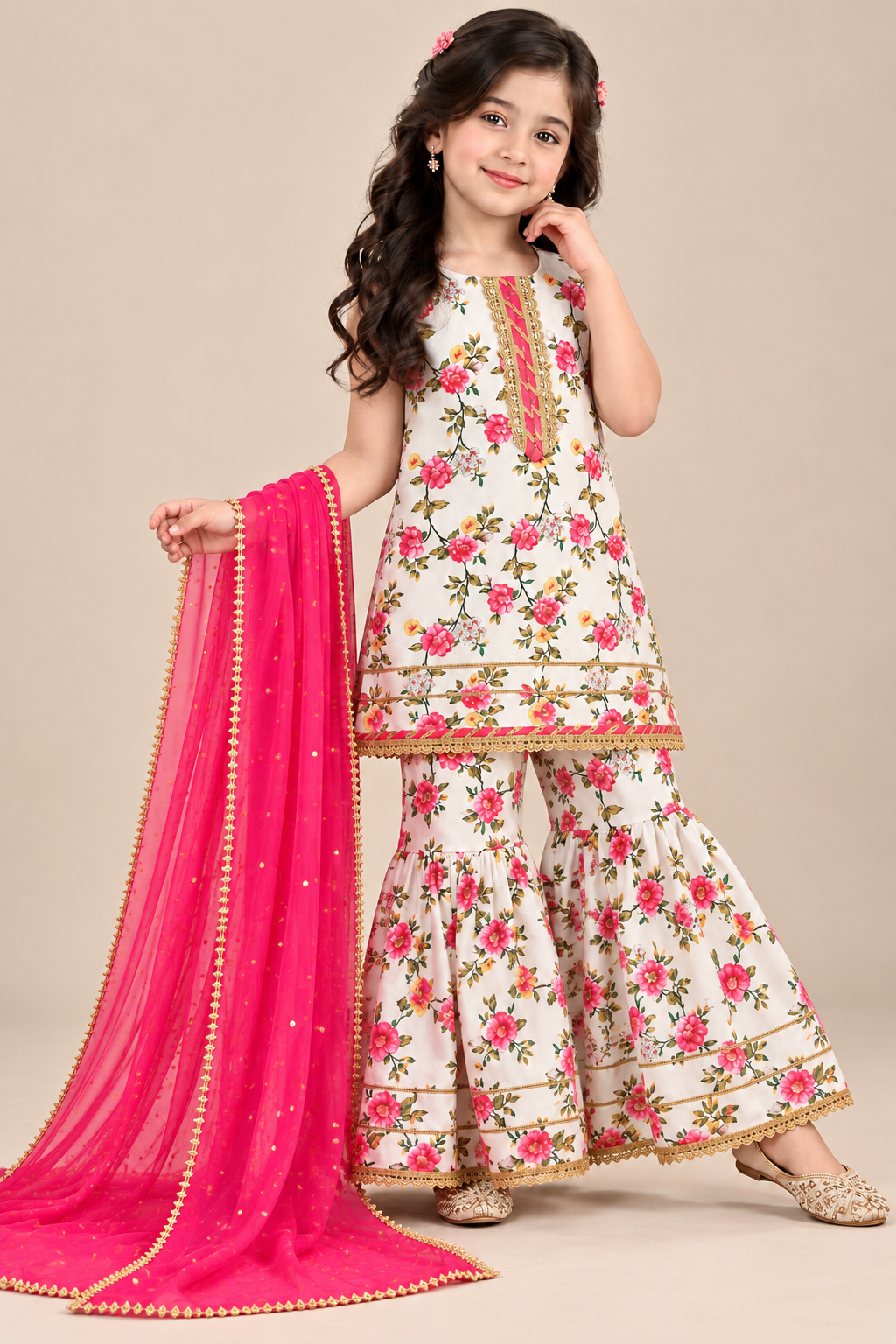 SWISS LAWN GHARARA