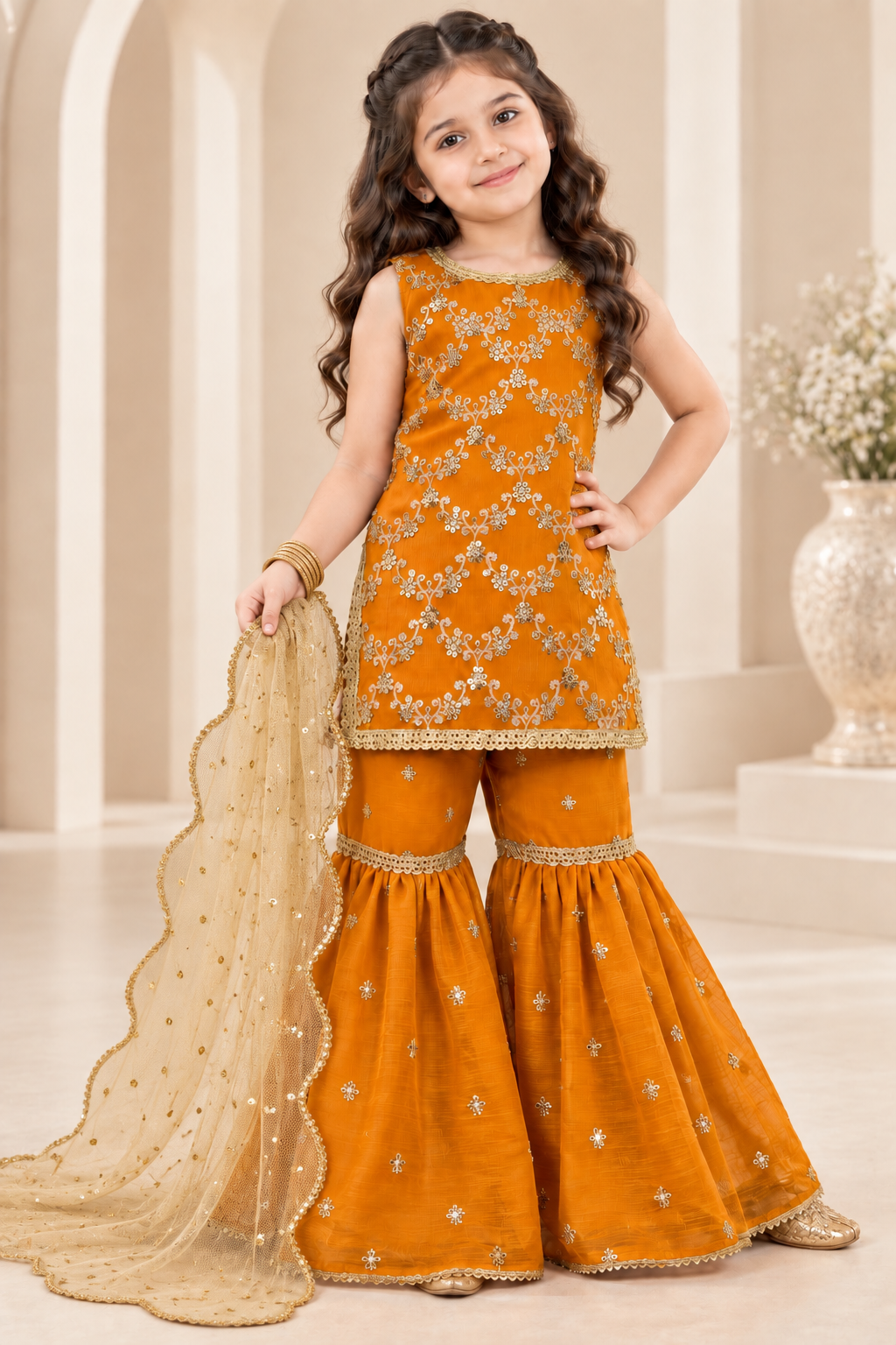 SHAFOON GHARARA SET