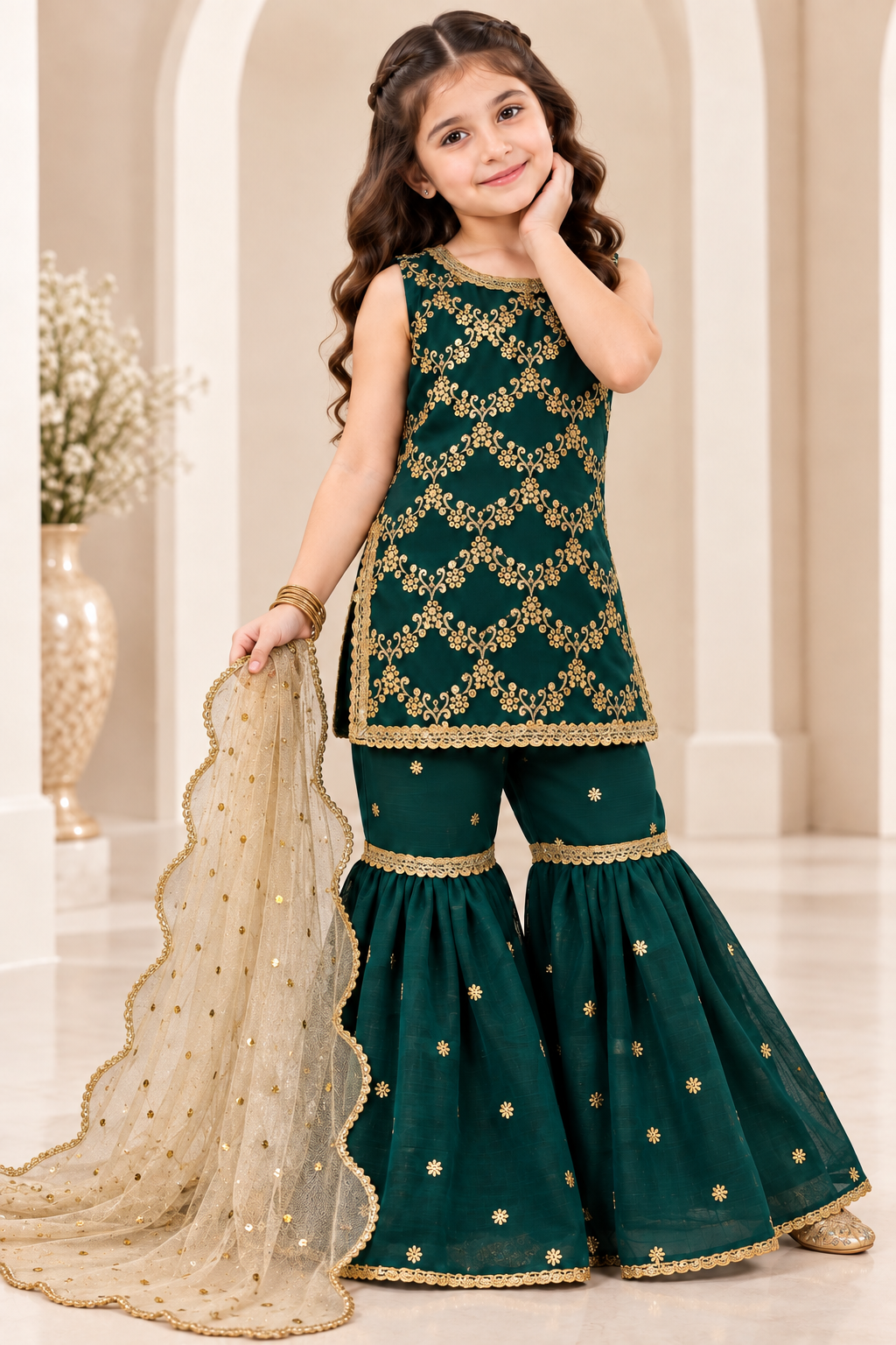 SHAFOON GHARARA SET