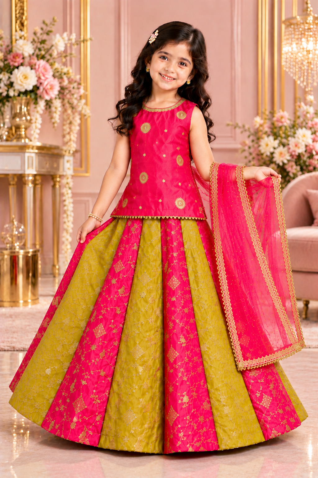 MULTI LEHENGA SET