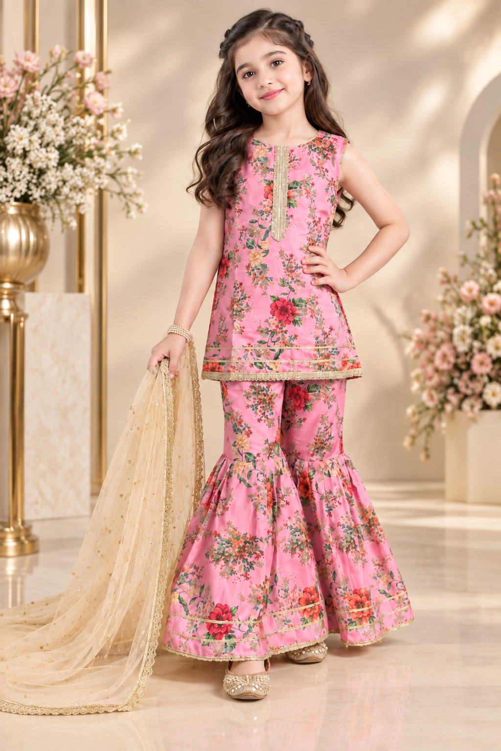 SWISS LAWN GHARARA