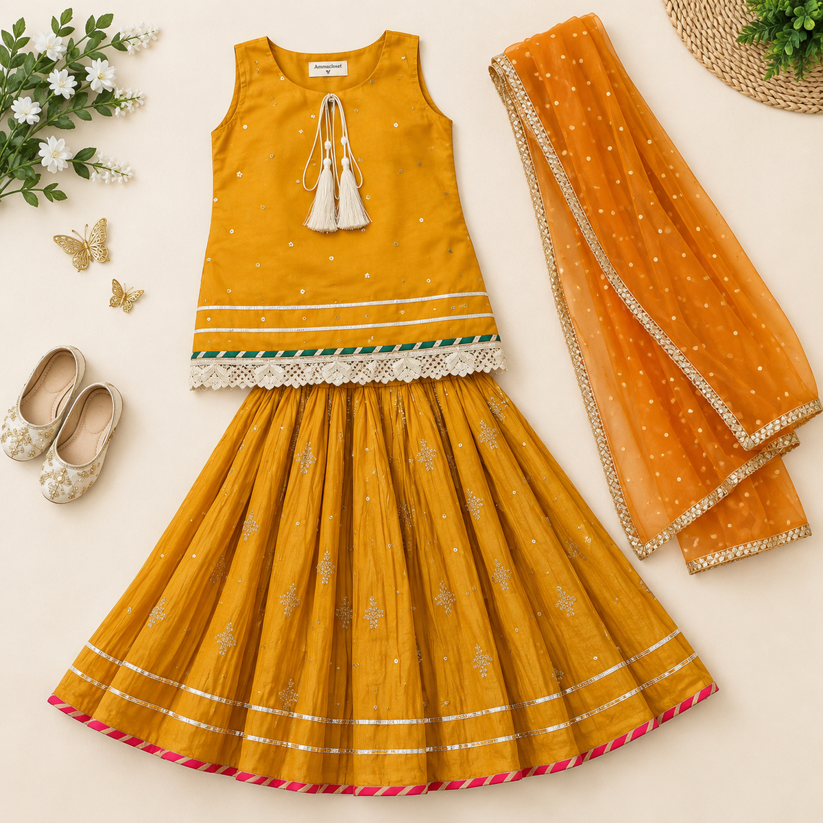 BOTI CRUSH LEHENGA